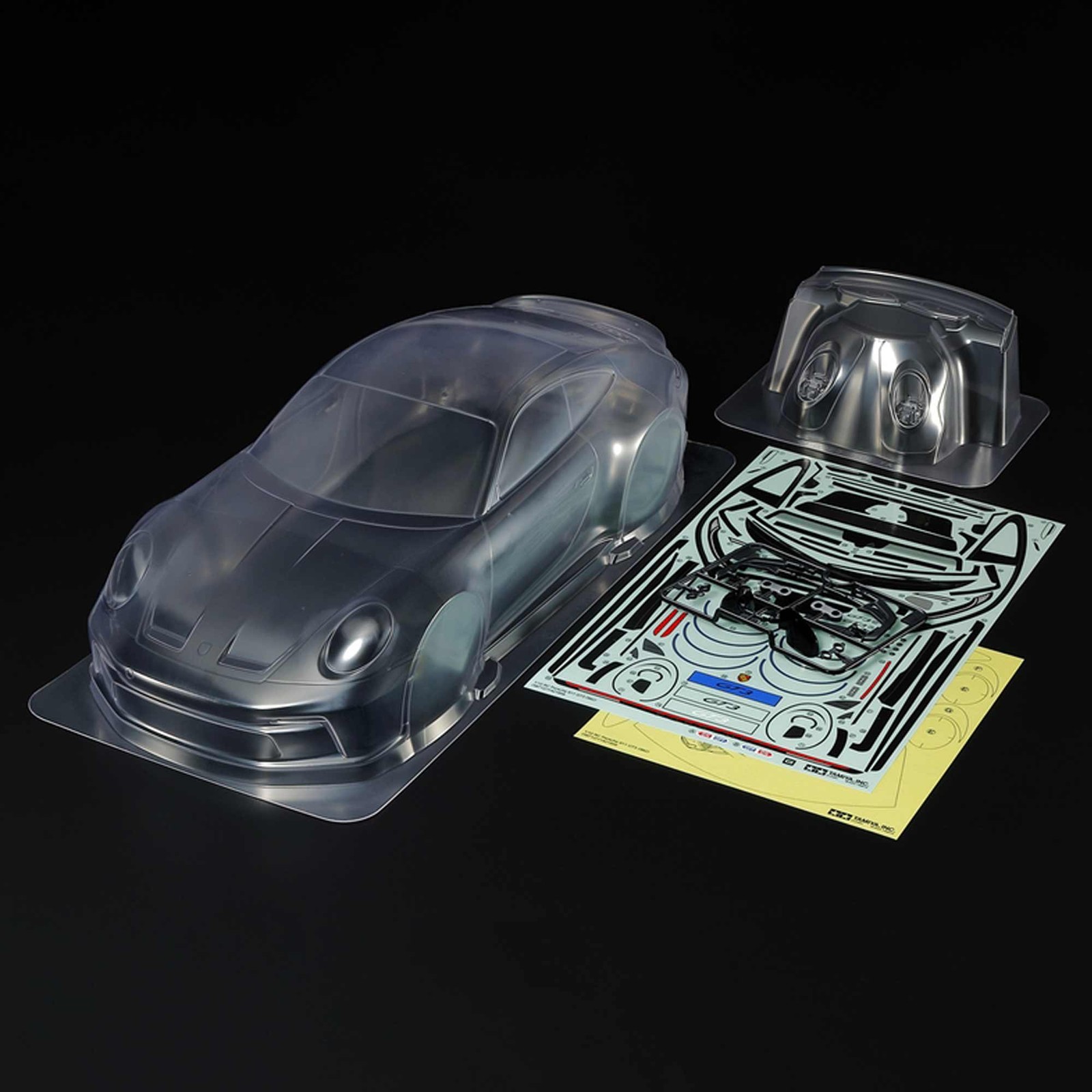 Tamiya 1/10 Scale RC Porsche 911 GT3 992 Body Parts Set TAM51705