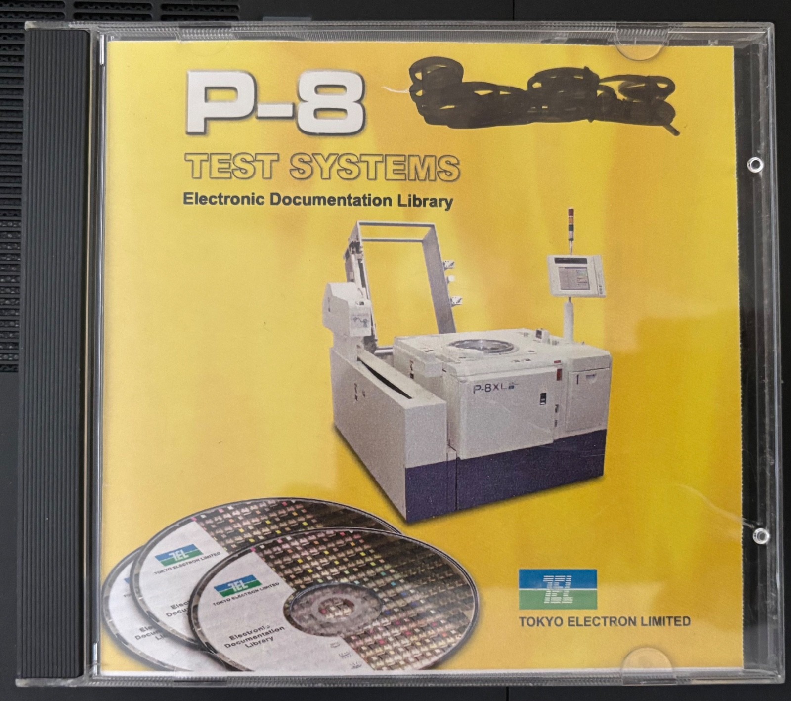 TEL Tokyo Electron Limited P-8 test systems, electronic documentation library CD
