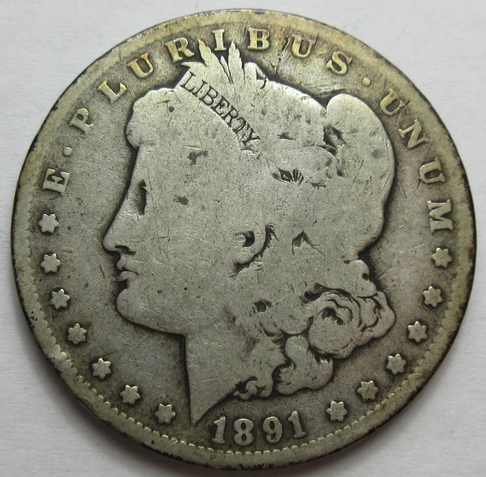 1891-O Silver Morgan Dollar (#430f)
