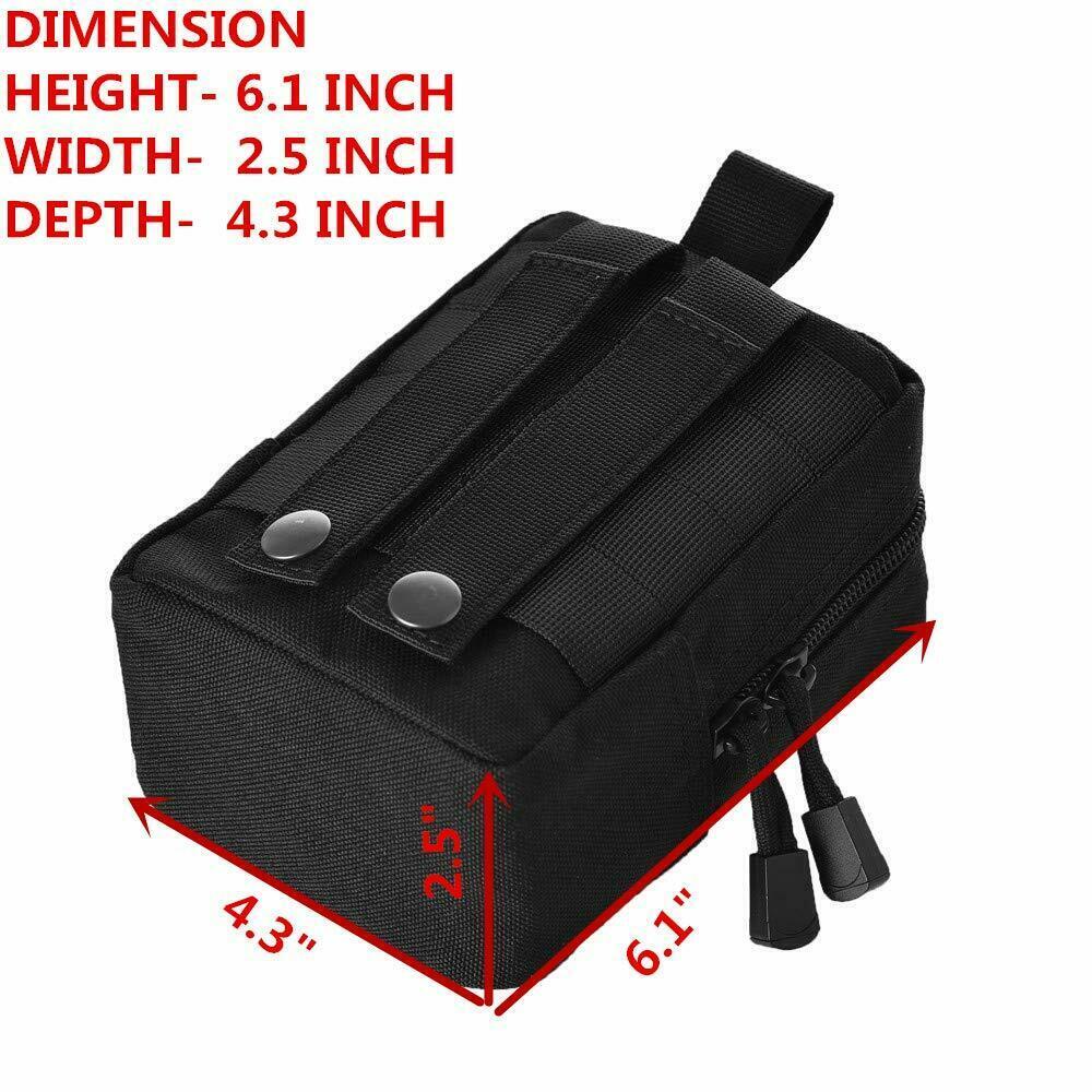 Tactical Molle Pouch Small Tools Storage Bag Compact Utility EDC Waist Bag Pack