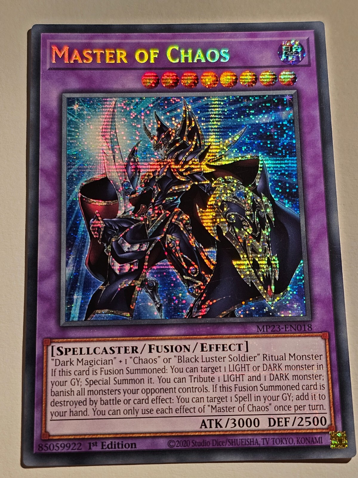 Master of Chaos●YUGIOH●MP23●SECRET RARE●ENGLISH●1st ED●NM●37121