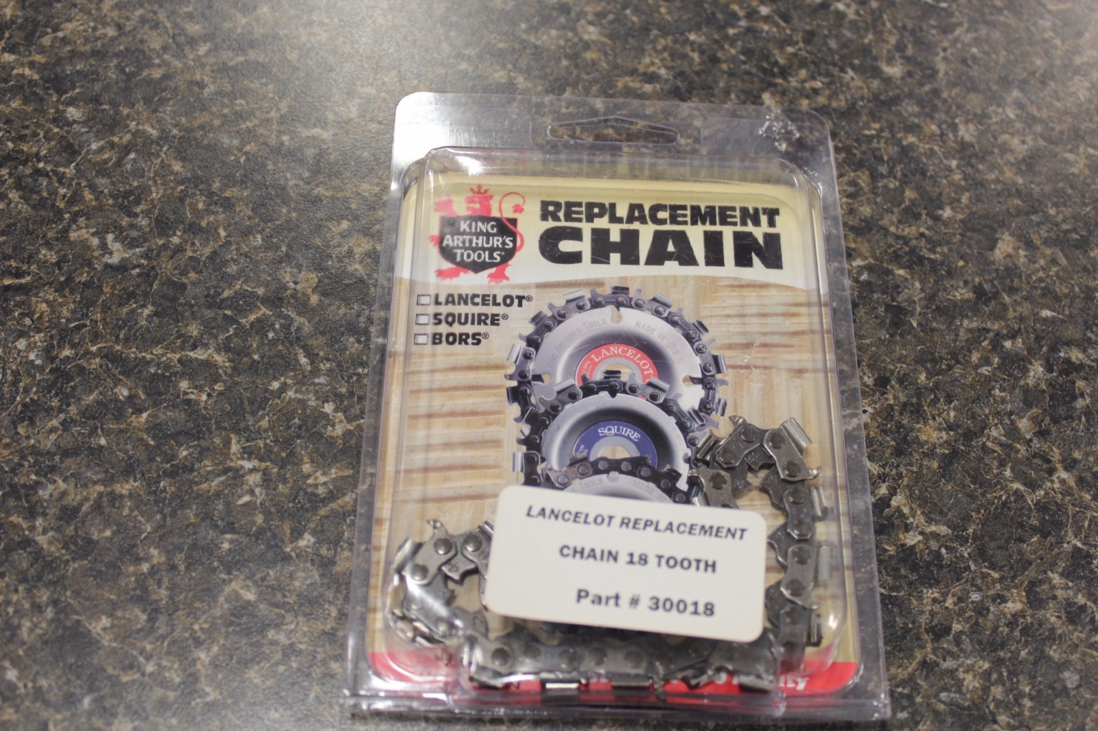 NEW 30018 REPLACEMENT CHAIN SQUIRE 18-TOOTH NEW
