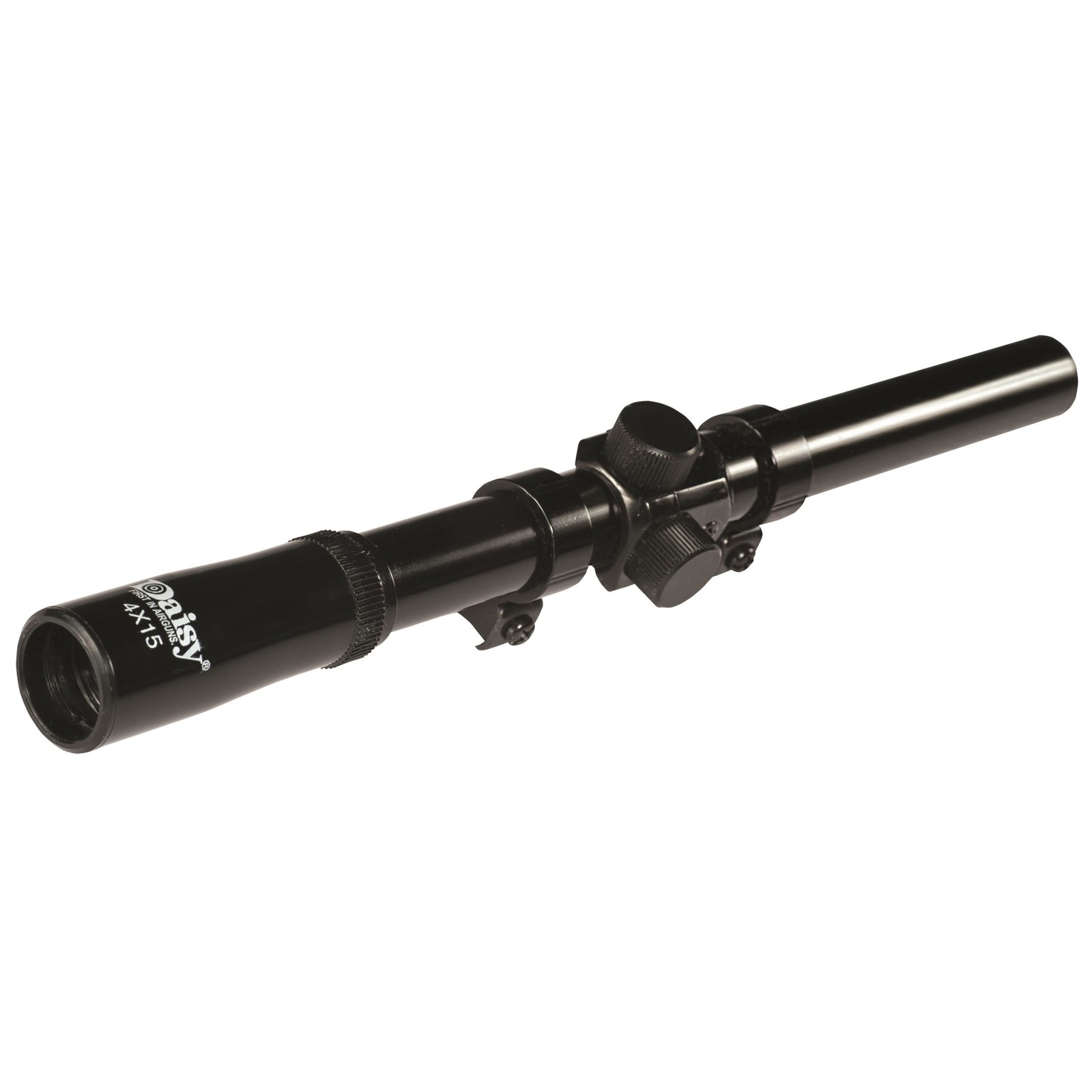 Daisy Powerline Airgun Scope, 4x15, Crosshair Reticle, Black, 980808-444