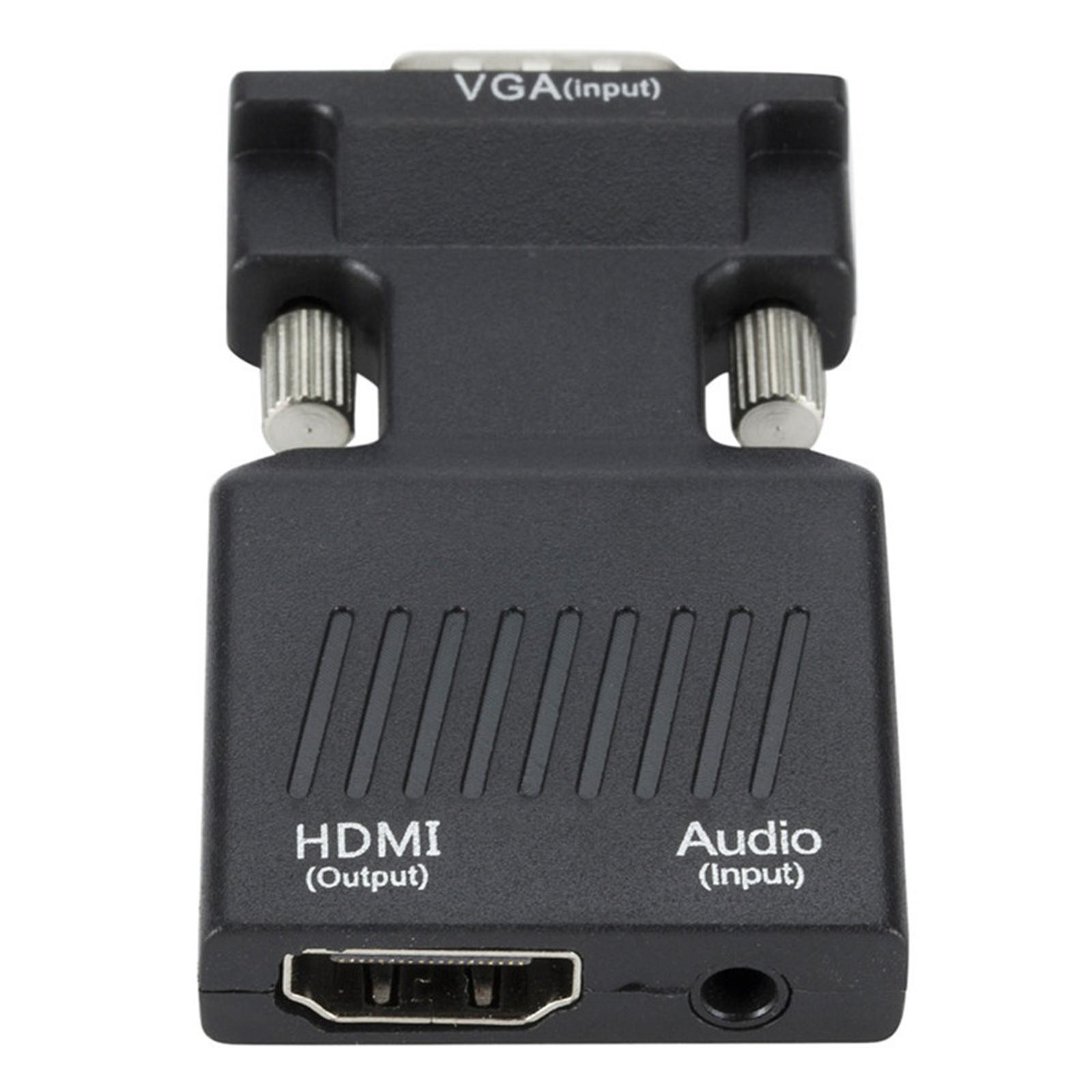 VGA Input To HDMI Output Adapter+ Audio Cable+USB Cable For Win7/8/10