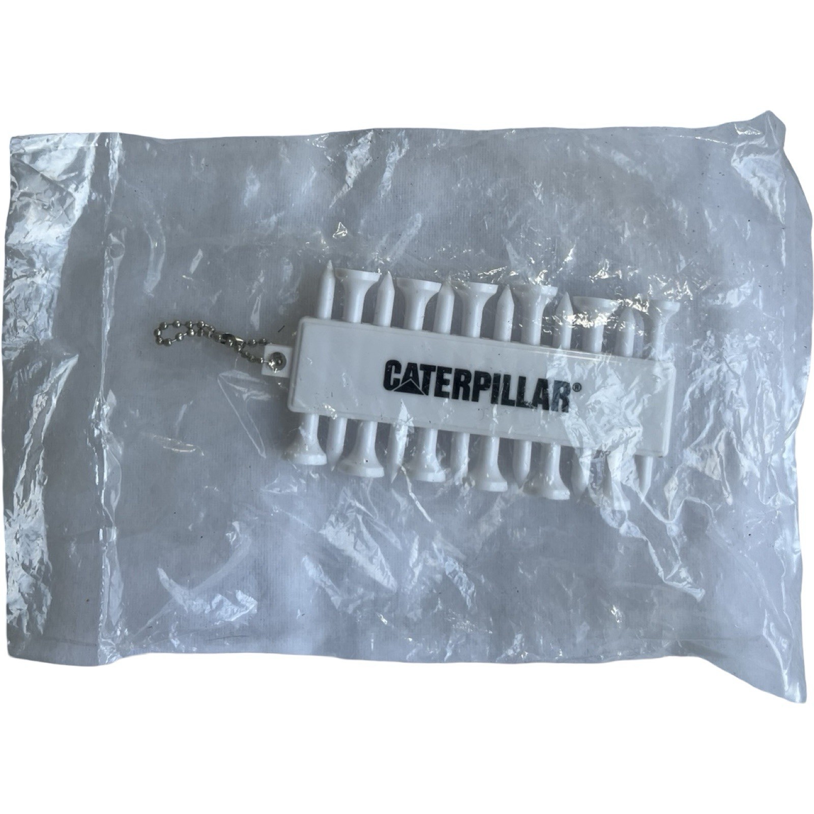 CAT Caterpillar Machines Golf Tees Keychain Advertising