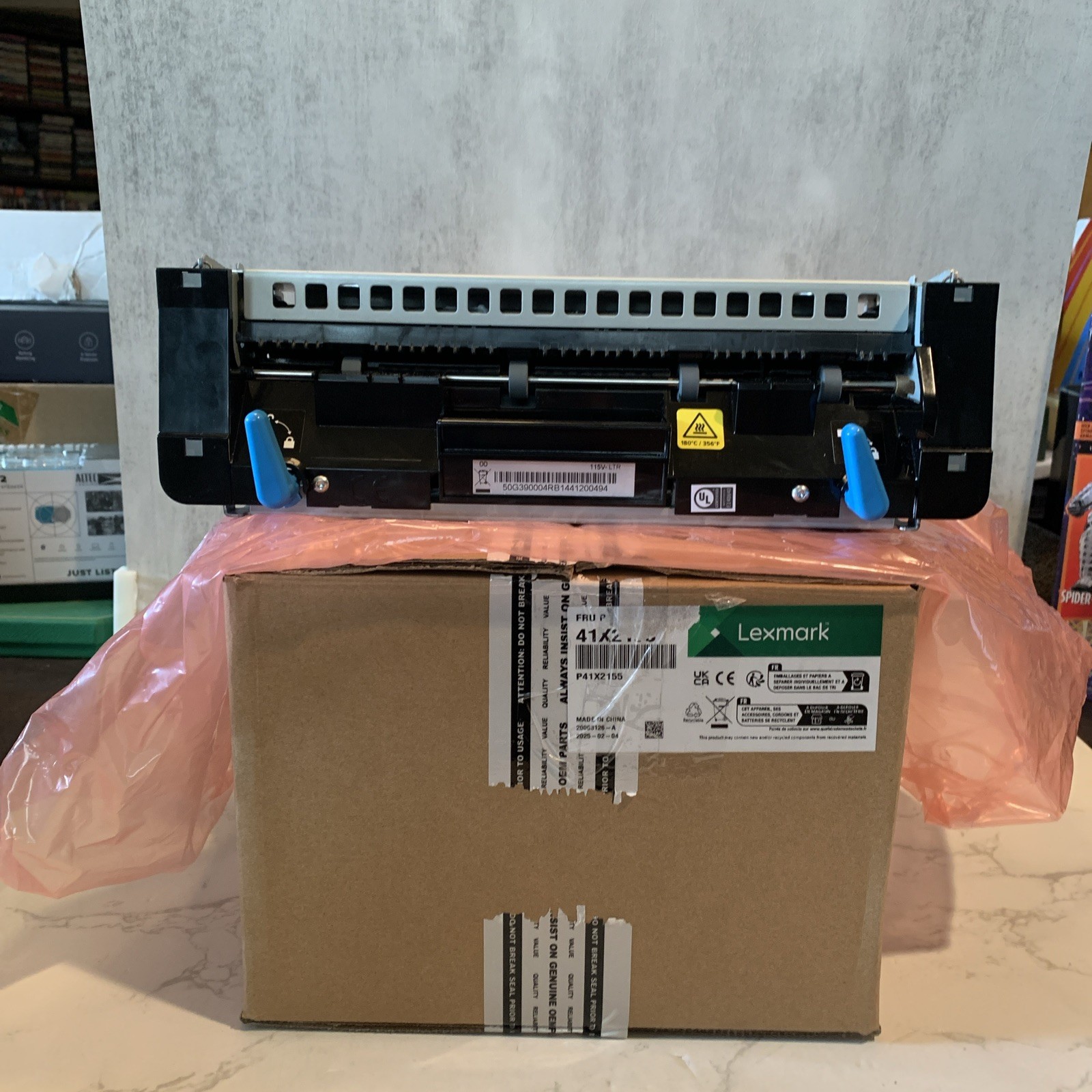 (UNTESTED) Lexmark   Fuser Kit 400K HI YIELD MS820 MX721 722 MX820 41x2155