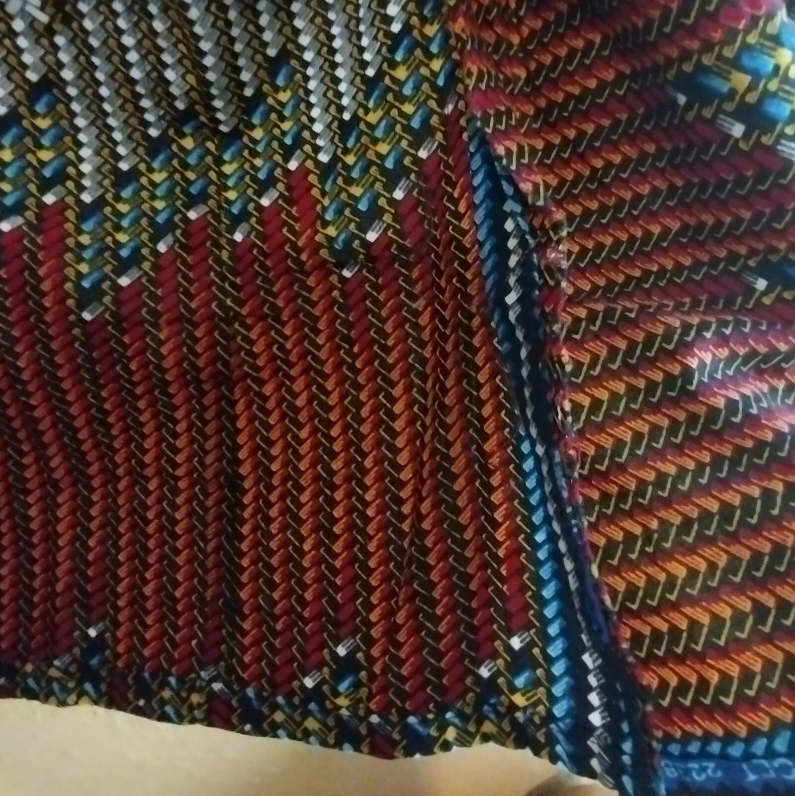 African Print Vest Fit Medium