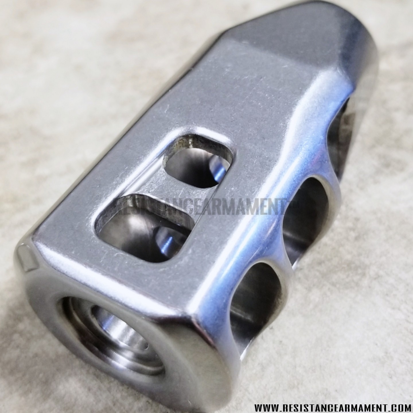 6.5 Creedmoor Ruger Precision 5/8-24 Tanker Stainless Muzzle Brake Compensator