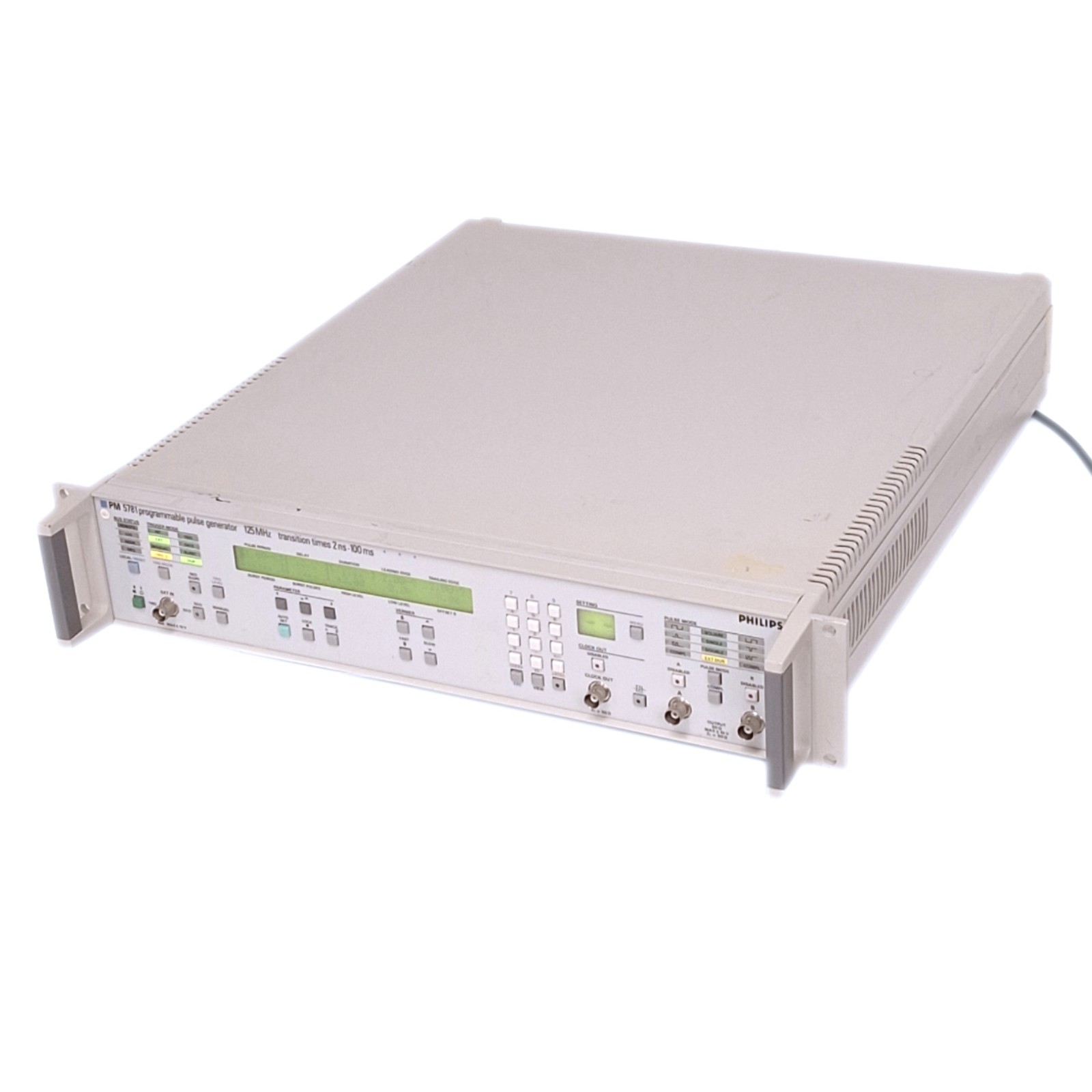 Philips PM5781 Programmable Pulse Generator, 125MHz, 2U Rack, 120VAC, GPIB