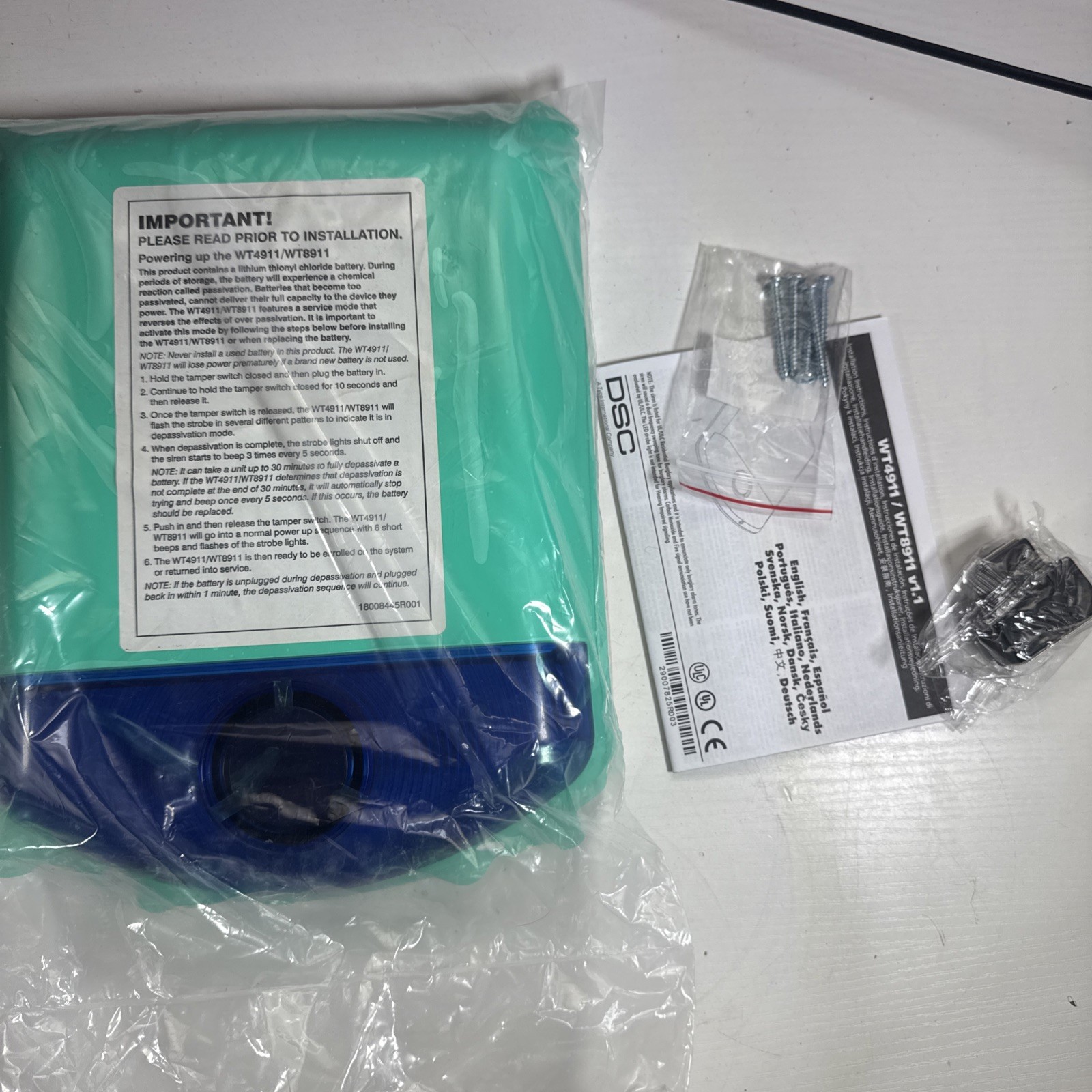 DSC WT4911 2 Way Wireless Outdoor Siren BRAND NEW