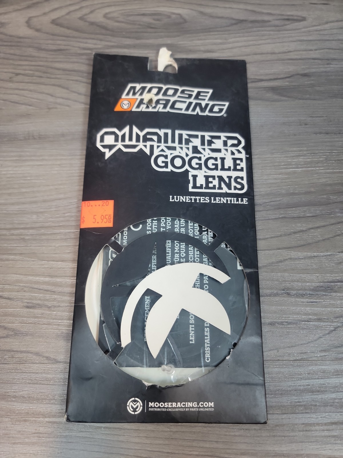 Moose Racing MSE Qual Clear Lens 2602‑0582 New  Goggle Lens
