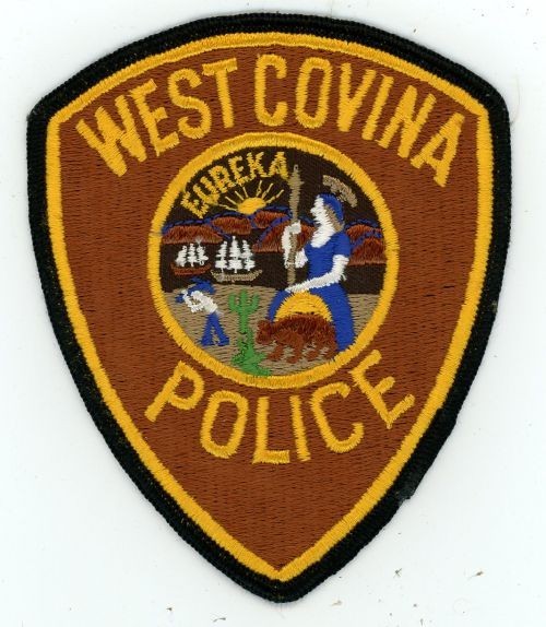 CALIFORNIA CA WEST COVINA POLICE NICE SHOULDER PATCH SHERIFF