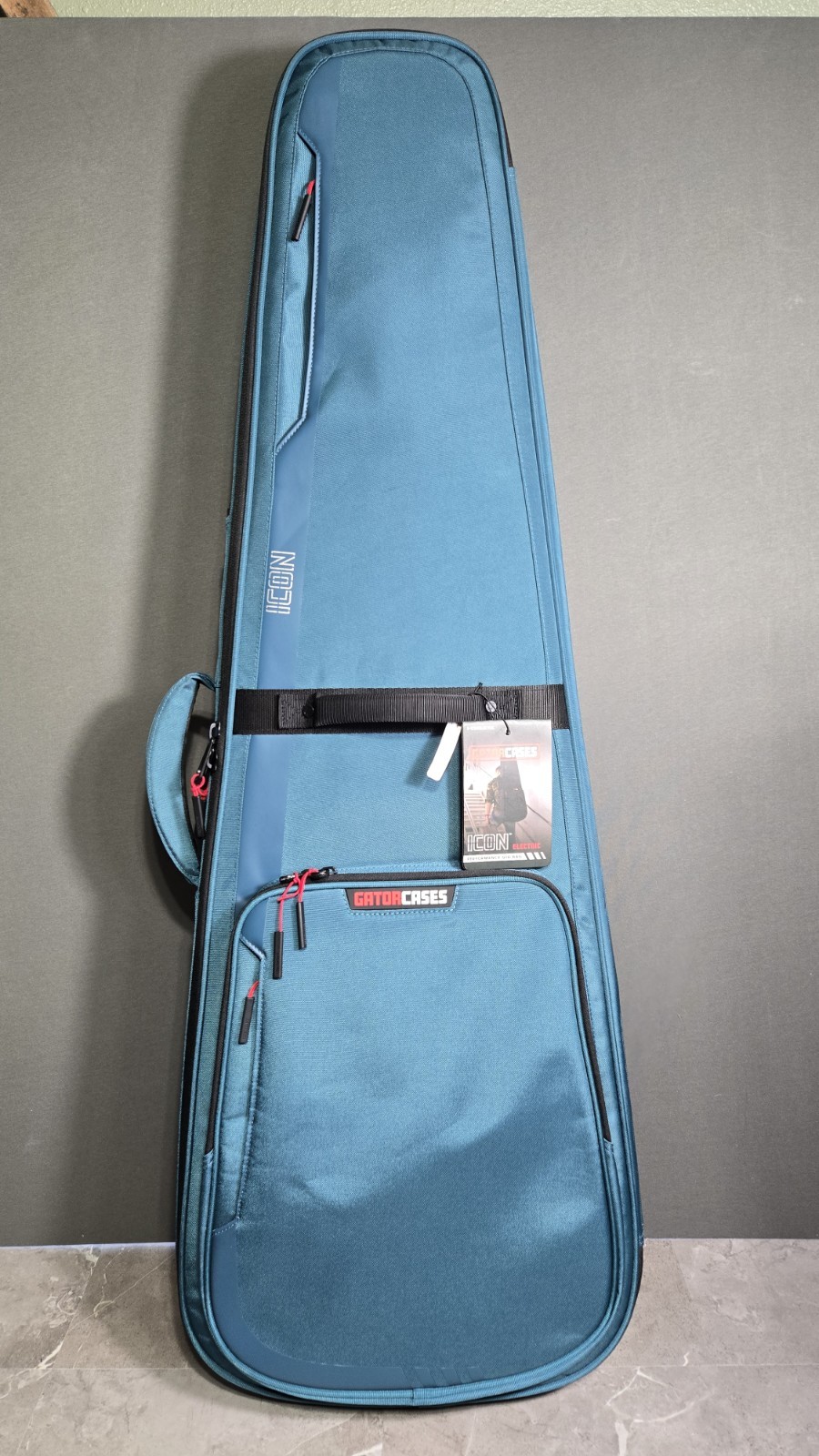 Gator Cases ICON Series Electric Guitar Gig Bag Premium Weather Resistant Blue