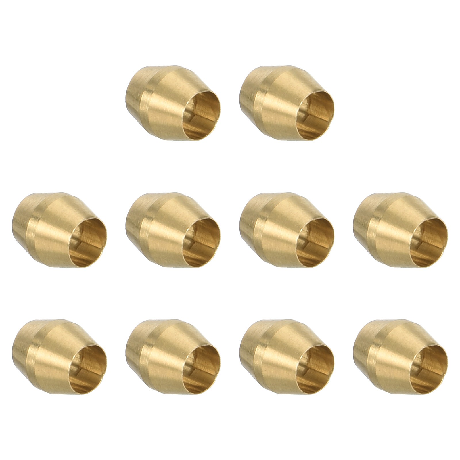 1/8" ID Brass Sleeve Ferrules 10PCS Compression Fitting Assortment Kit
