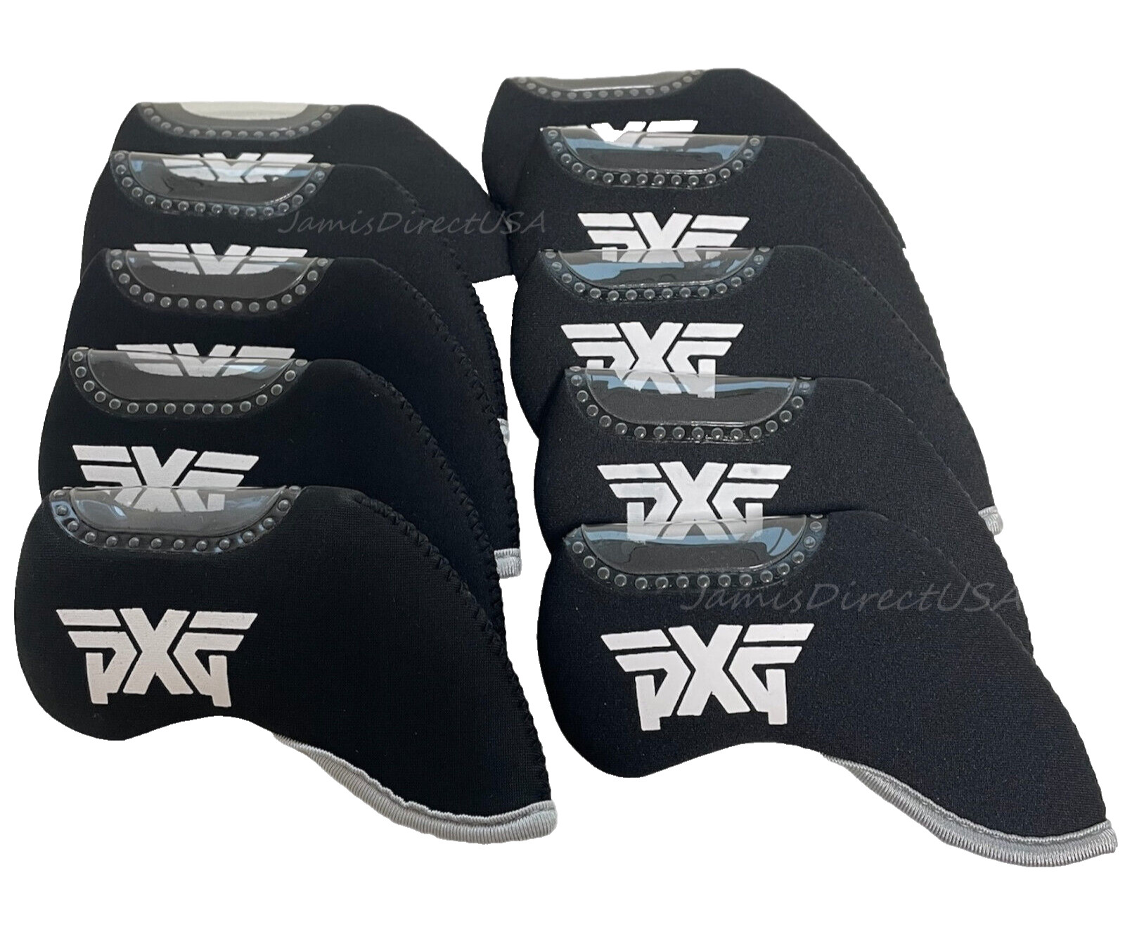 BRAND NEW for PXG NEOPRENE IRON COVERS 10 PACK SET 0311 0311 XF 0311T GOLF BLACK