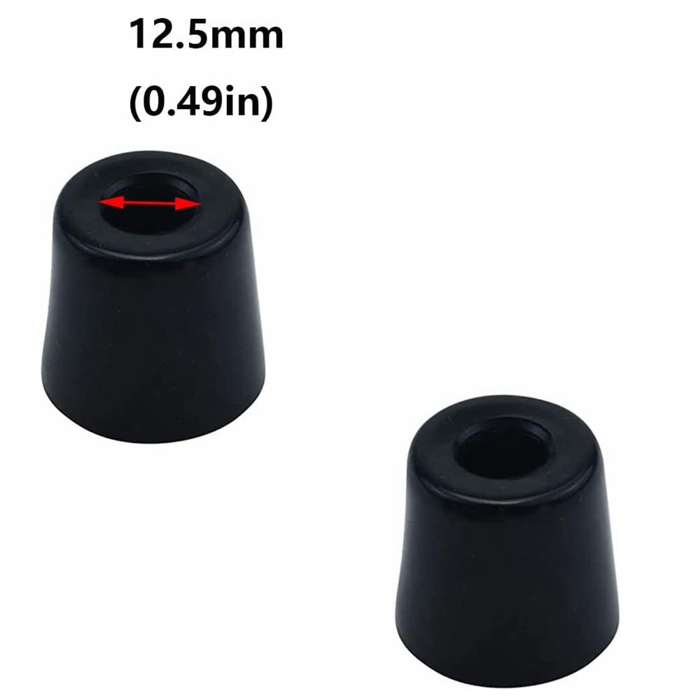 12x Rubber Table Chair Furniture Feet Leg Pads 1.25" x 1" x Height 1.2" C293