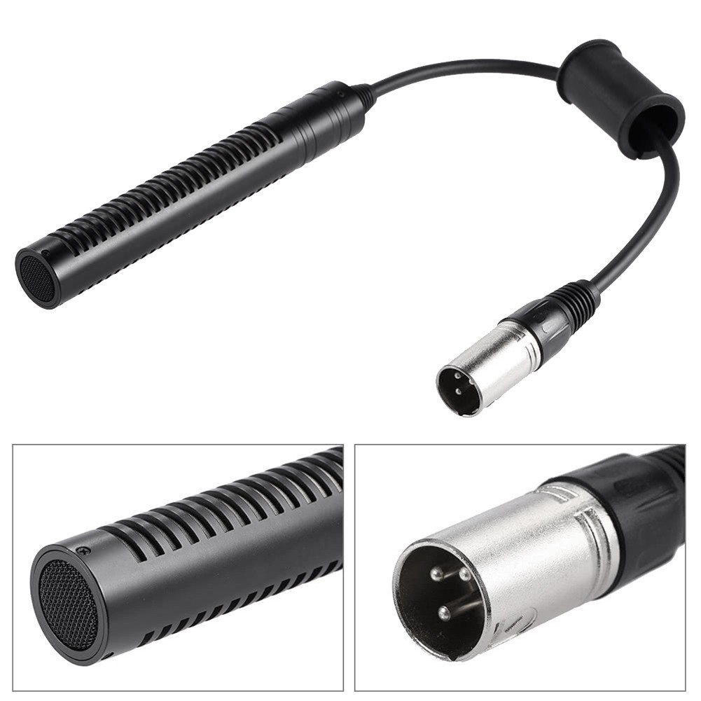 Video Recording Interview Stereo Condenser Unidirectional Microphone Mic5927