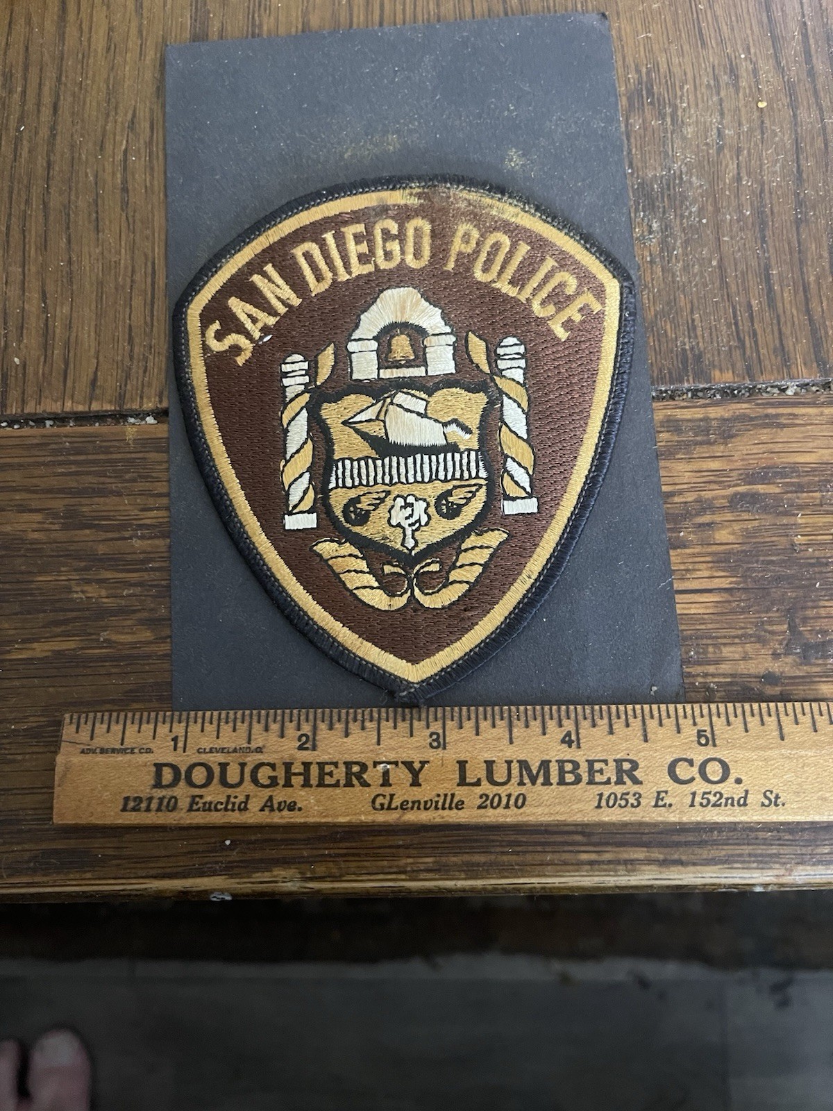 Vtg Obsolete San Diego California Police Patch