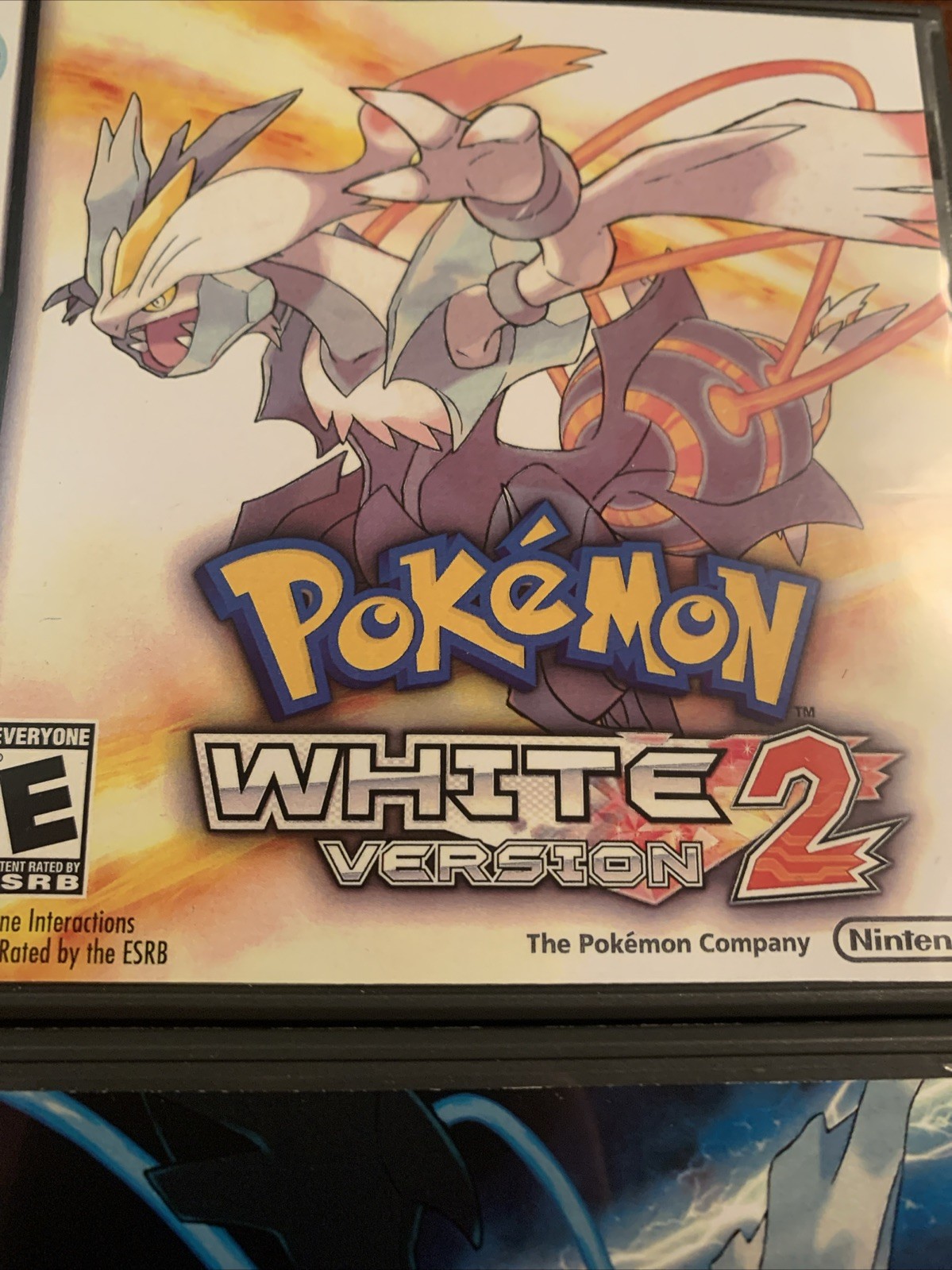 Pokemon White 2 + Black 2 Nintendo DS Replacement Cases Only NO GAMES - Bundle