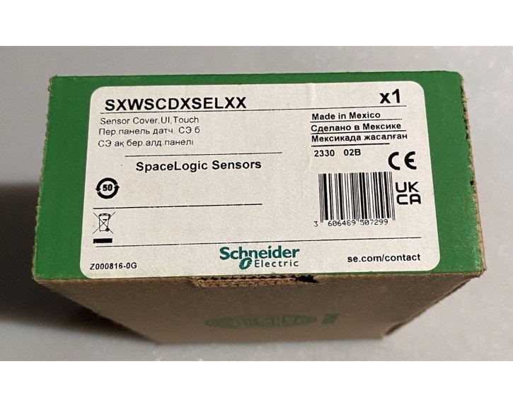 SCHNEIDER ELECTRIC SXWSCDXSELXX: Cover Plate Sensor NEW IN BOX!