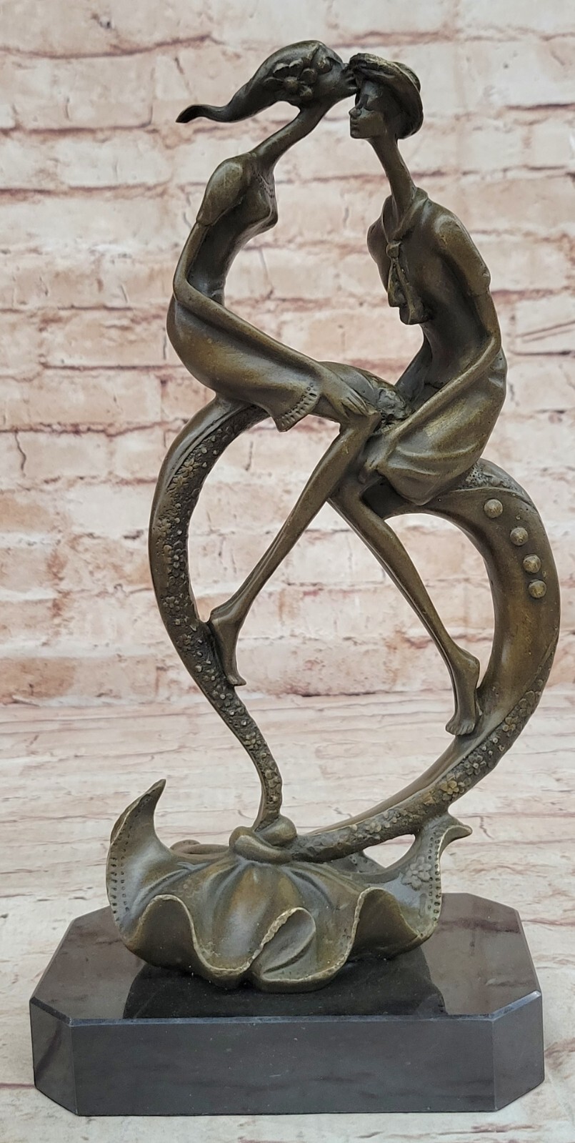 Stunning Abstract Bronze Sculpture by Collet - Gift Idea Artwork