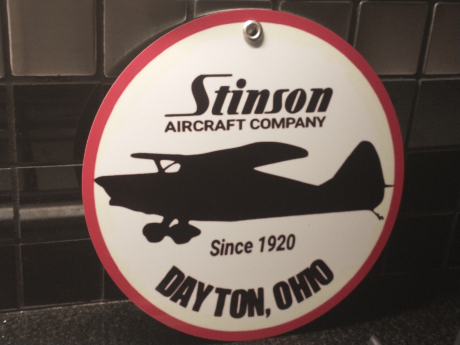 Stinson Aircraft Classic Retro Style Metal Sign
