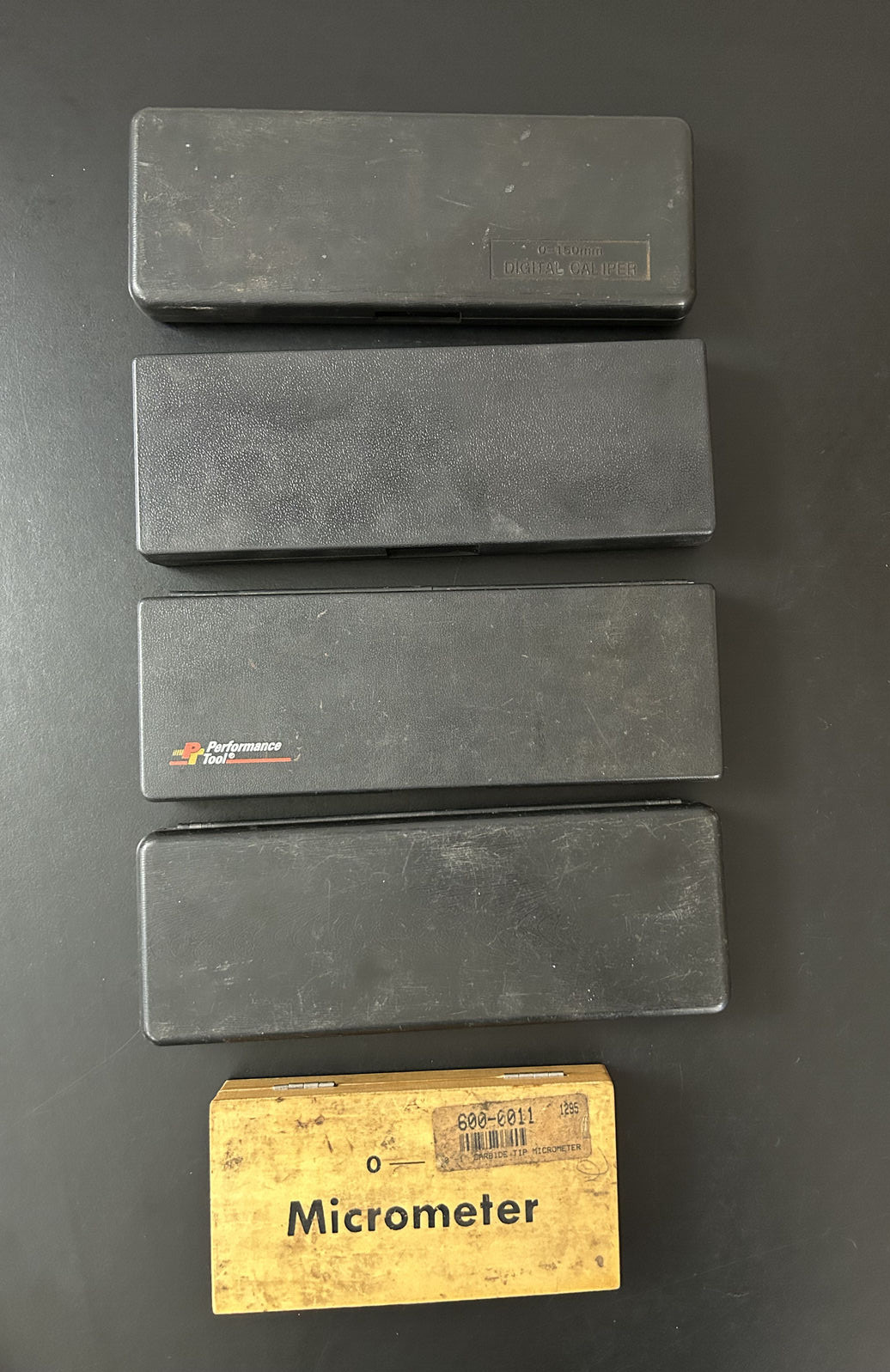 Lot of 6 Calipers for Parts and/or Repairs Used Non Working Electronic Digital