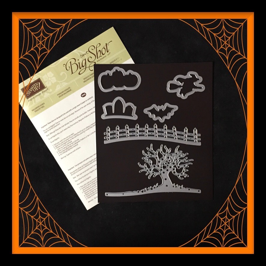 Stampin' Up!  HALLOWEEN SCENES Dies  ..... can be used alone, see examples