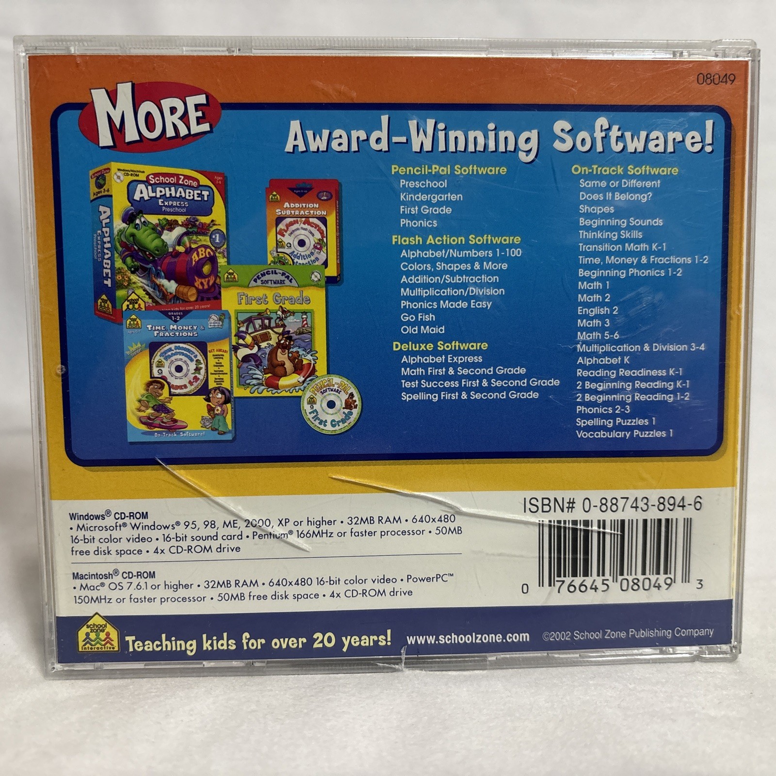 Flash Action Software - Colors, Shapes & More (PC/Mac) CD-ROM by School Zone