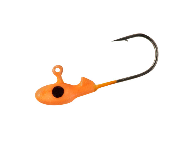 Crappie Pro Mo'Glo Glow-in-The-Dark JigHeads Soft Plastic Crappie Fishing Baits