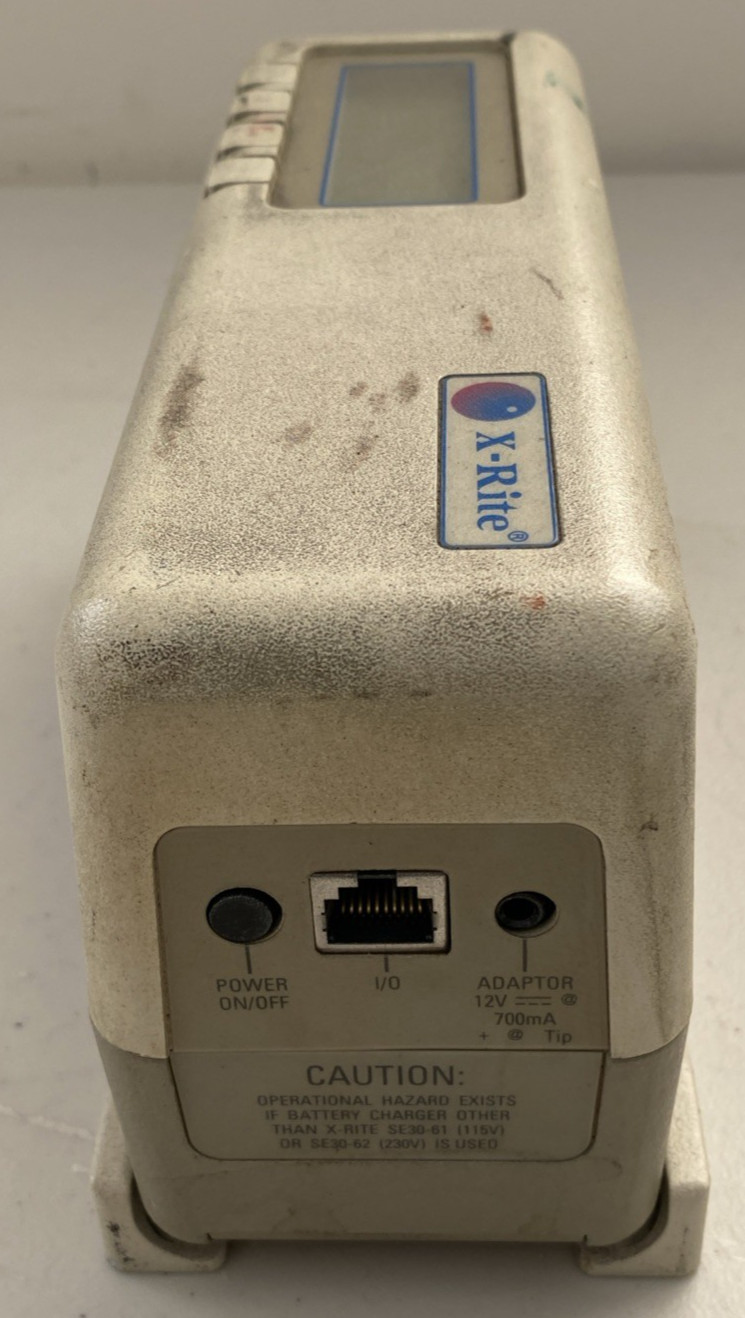 X-RITE SP68 SPECTROPHOTOMETER Used Untested