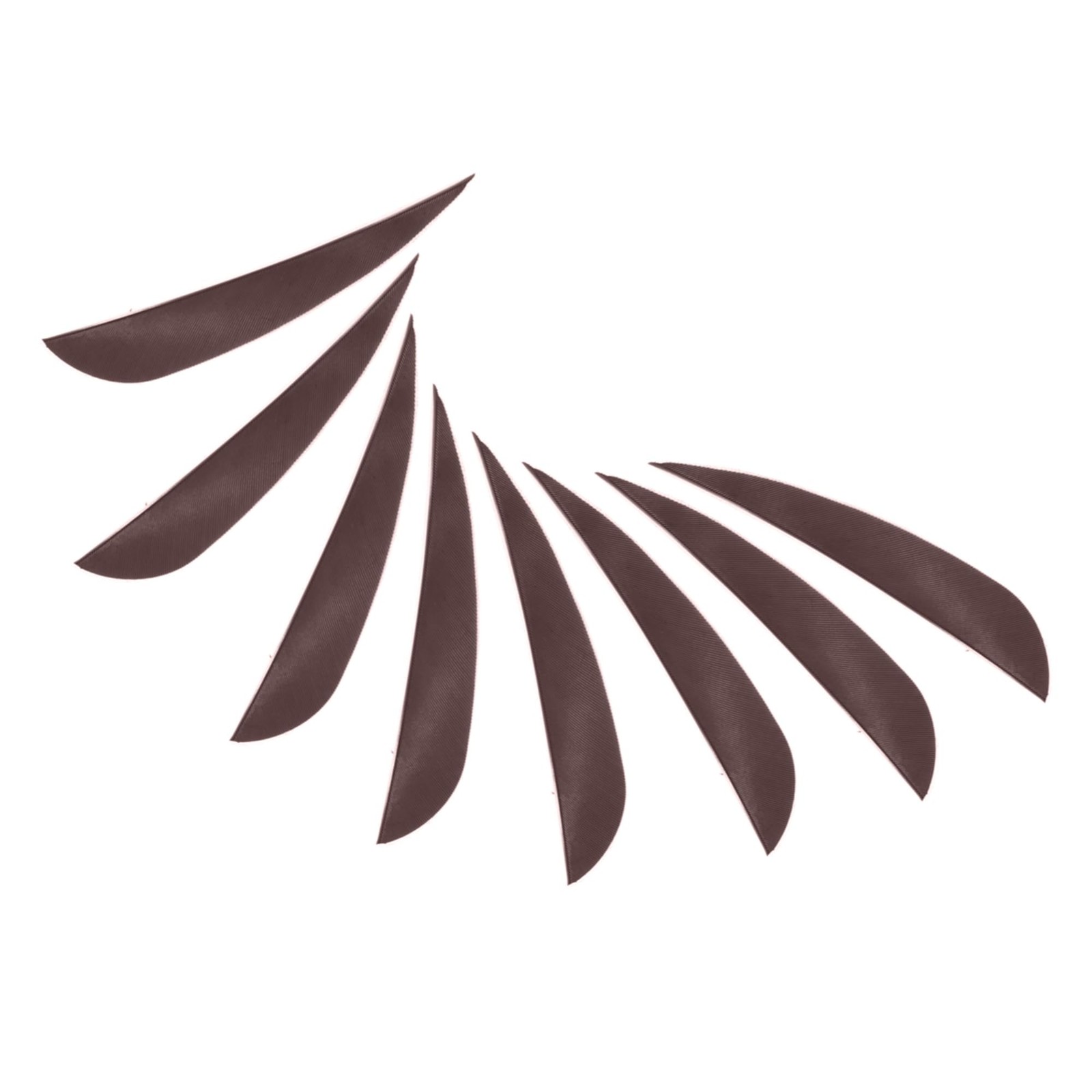 Fletches 4 Inch Real Feather Fletching with Right Wing for DIY Arrows Shafts ...