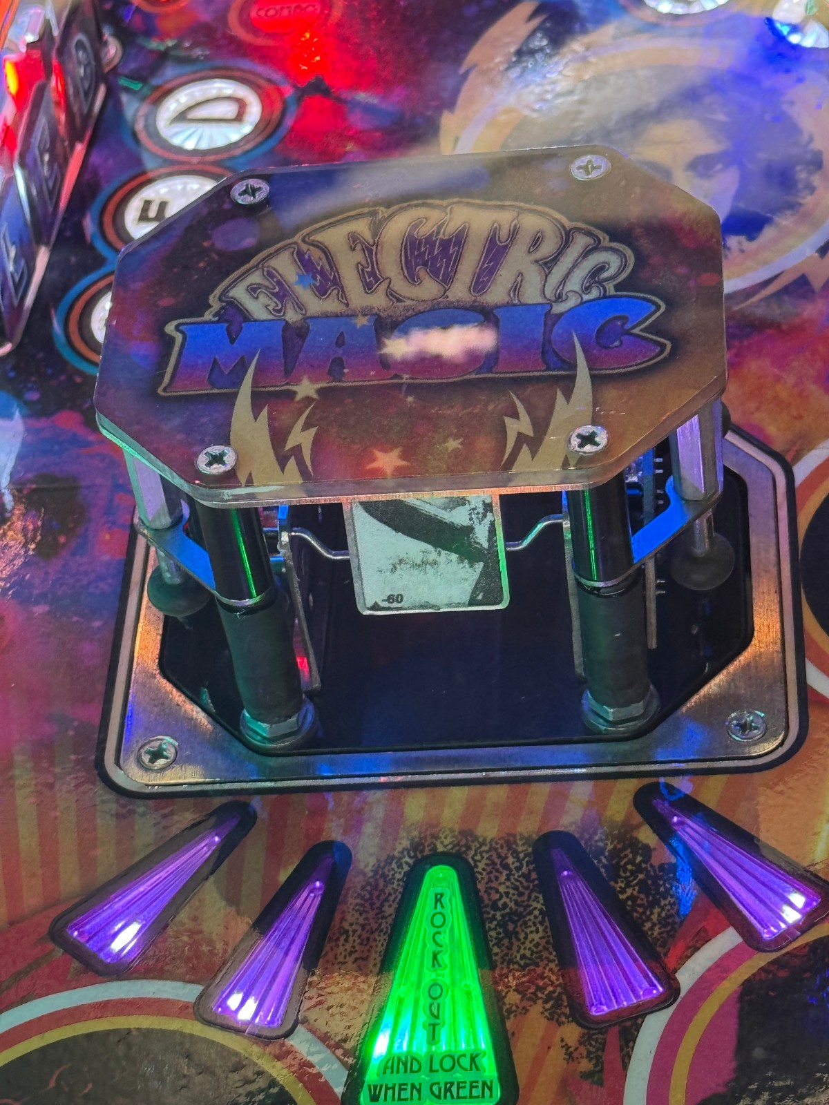 Stern LED ZEPPELIN-PREMIUM pinball: Expression Speaker Lighting, Topper, Hermit