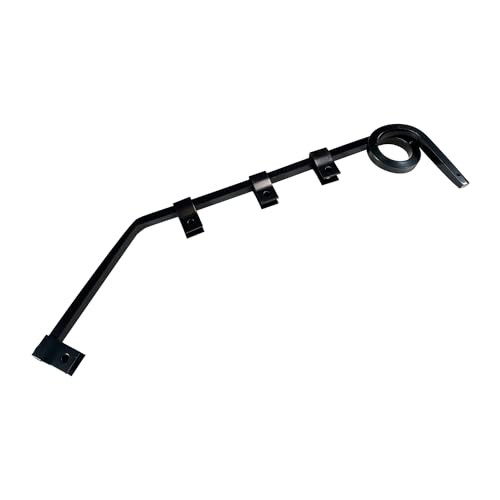 Pair Angled Down Bar Type Truck 1 Coil Mud Flap Hangers Complete 3 Coils Type