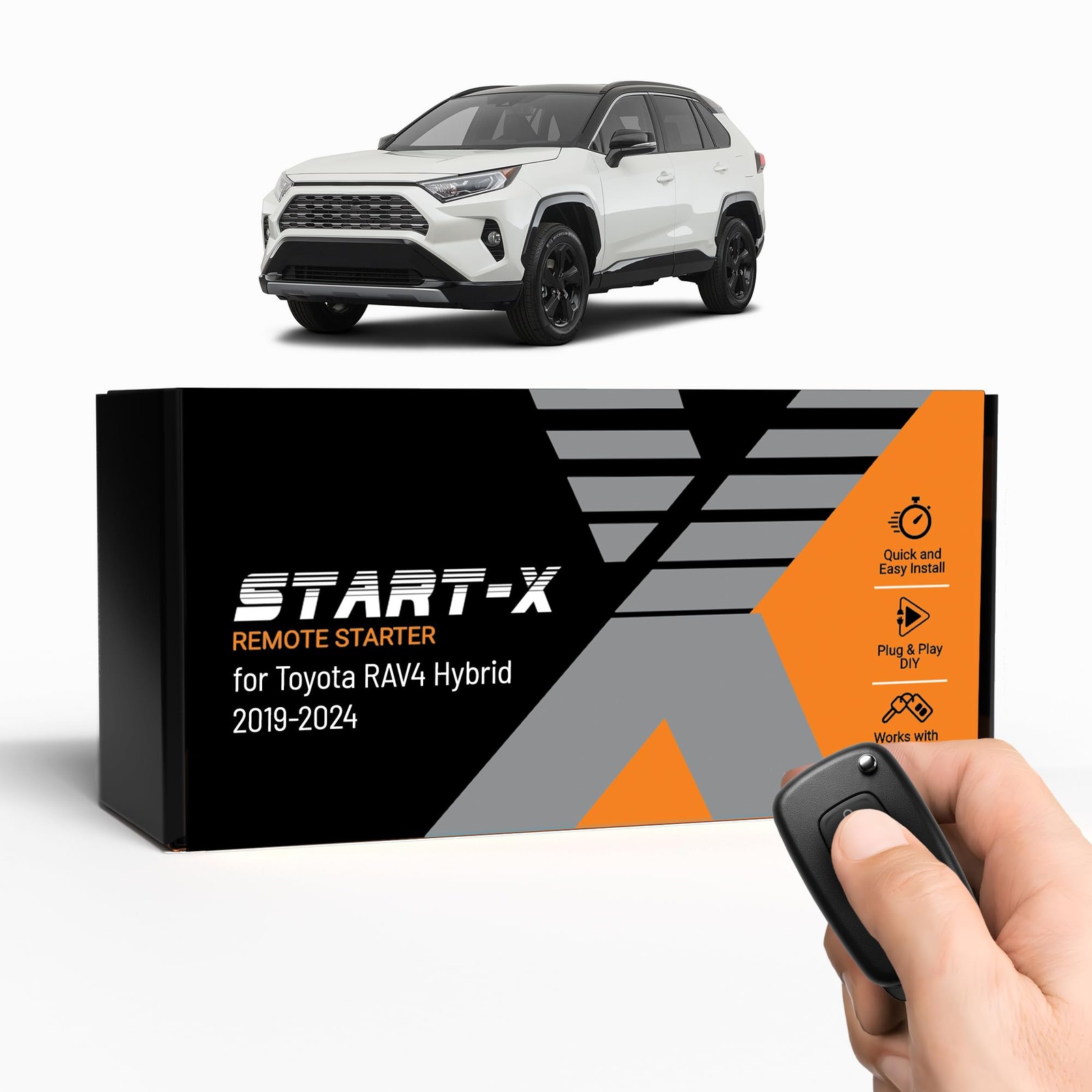 Start-X Remote Starter Kit for Toyota RAV4 Hybrid (2019, 2020, 2021, 2022,...