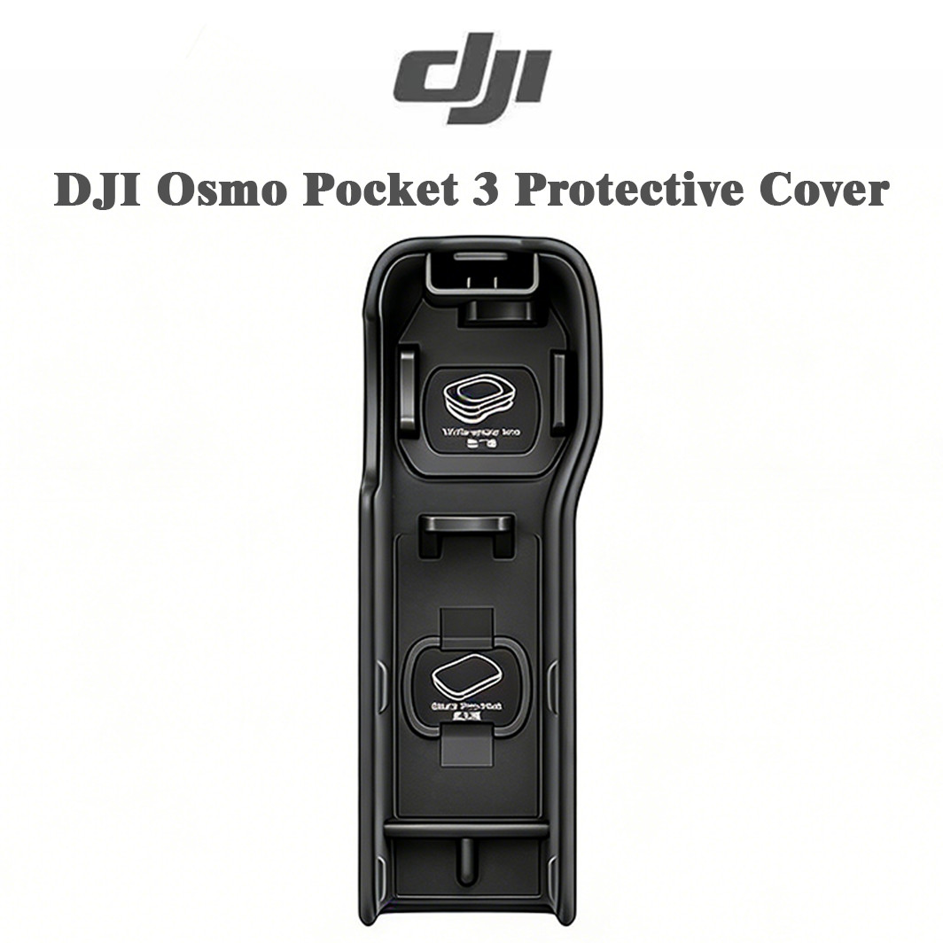 DJI Osmo Pocket 3 Protective Cover – Filter Storage & Mic 2 Mount, Lightweight