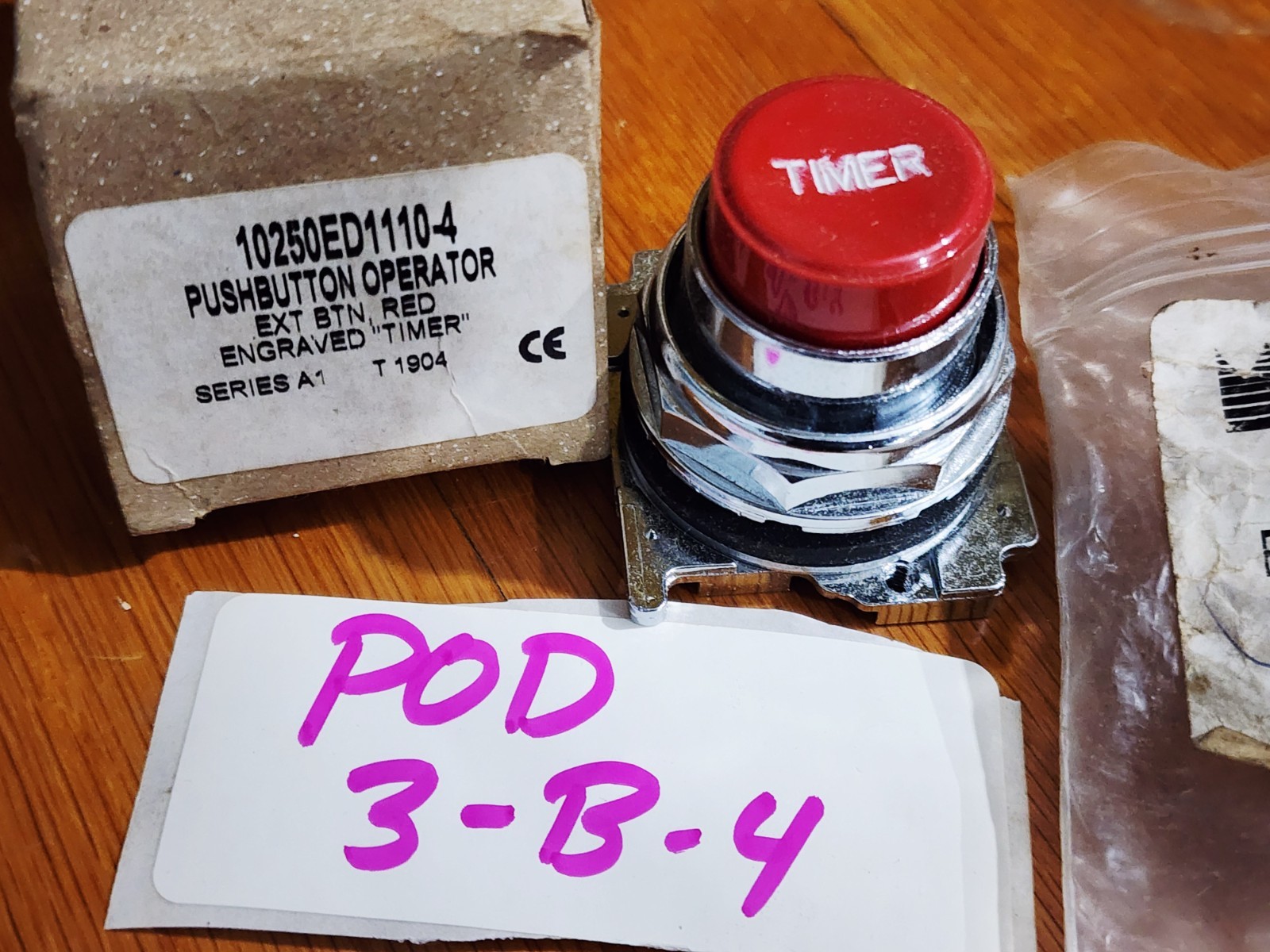 Taylor Freezers 074598 Operator Timer Button