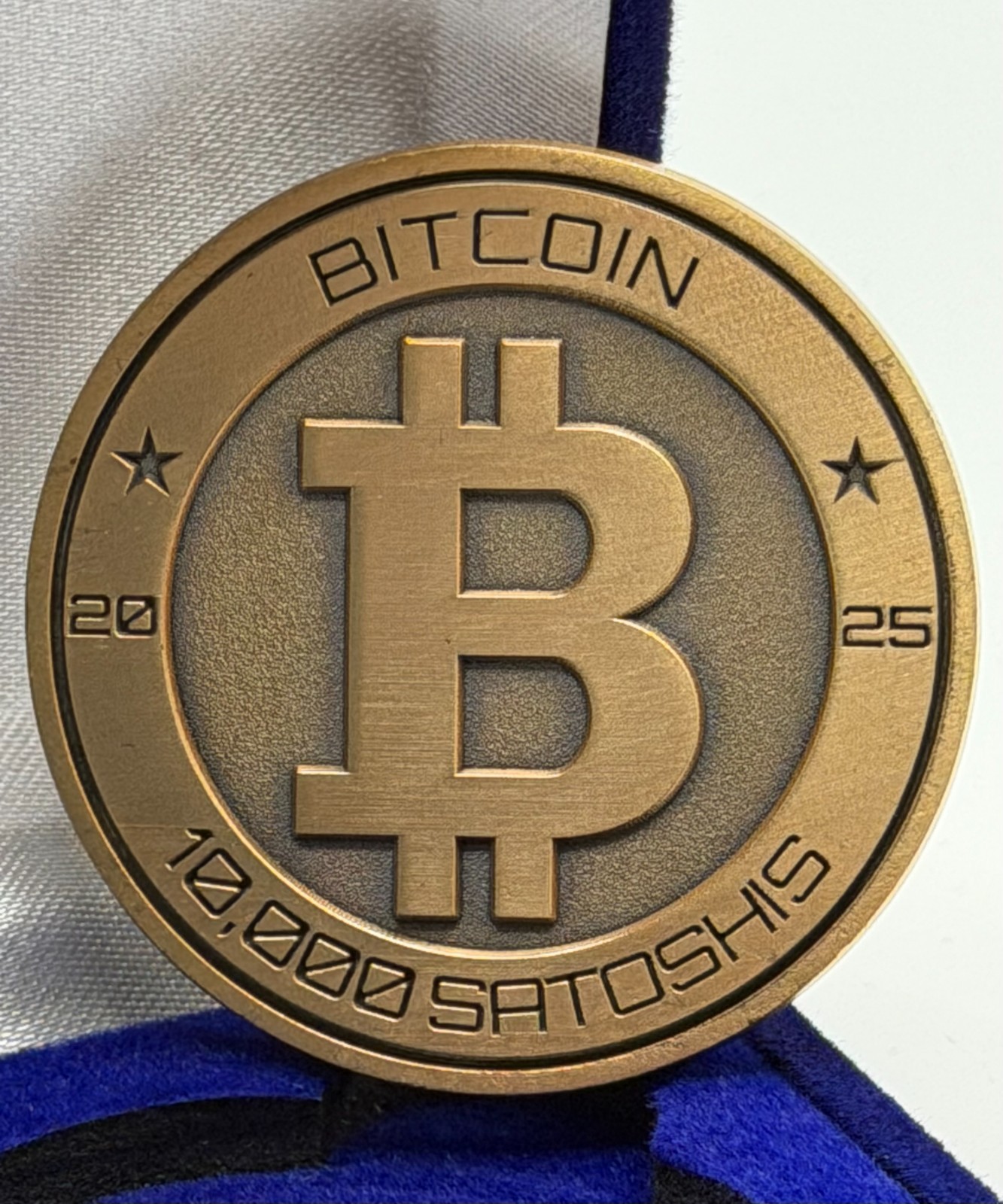 Bitcoin Physical Coin Crypto Cold Storage Wallet BTC Collectible
