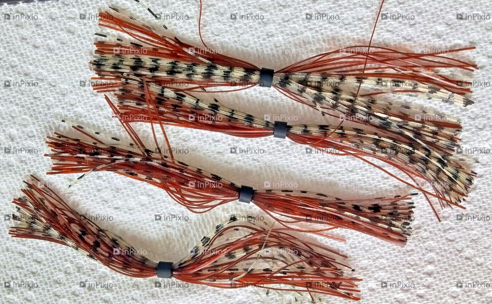NEW 10 NATURAL CRAW SERIES BANDED SKIRTS FOR SPINNER BAITS, BUZZ BAITS, OR JIG