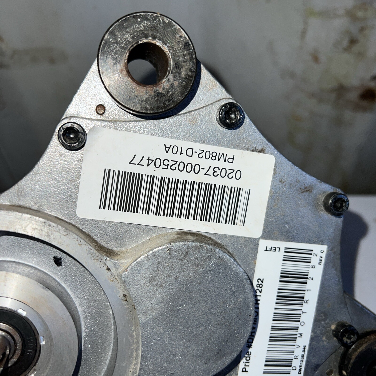 DRVMOTR1282 Pride Jazzy Select PM802-D10A Part only LEFT Gearbox Transaxle