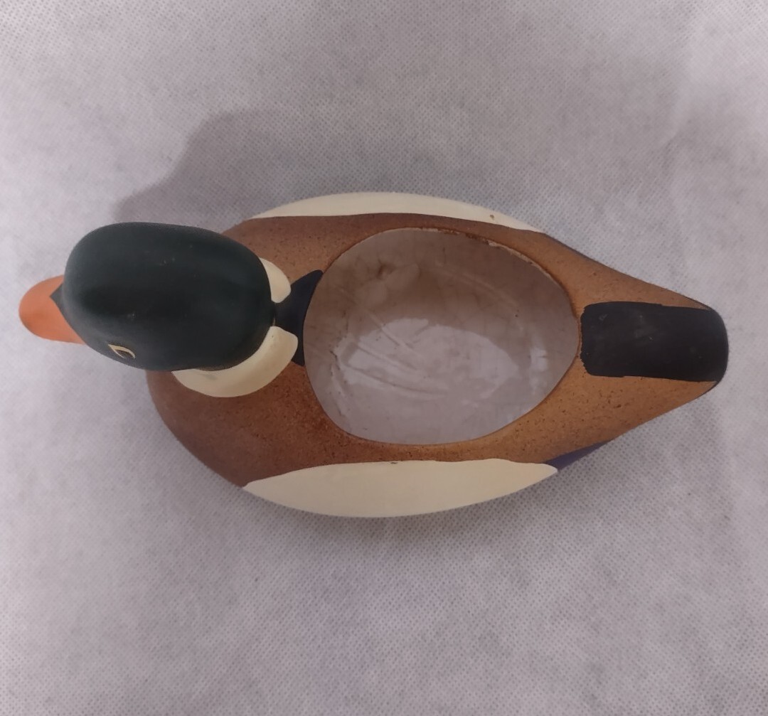 Lipco Mallard Duck Planter Ceramic