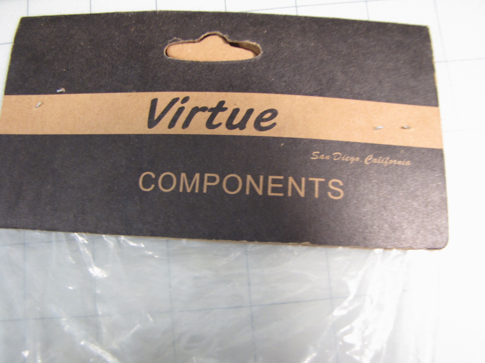 1pr Virtue Elliptical Knobby Grips Black NEW