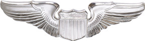 Air Force Pilot Badge Mirror Finish