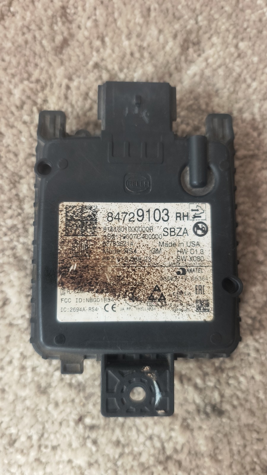 2019-2023 GM 84729103 GMC Chevrolet Buick Cadillac Blind Spot Sensor Module OEM