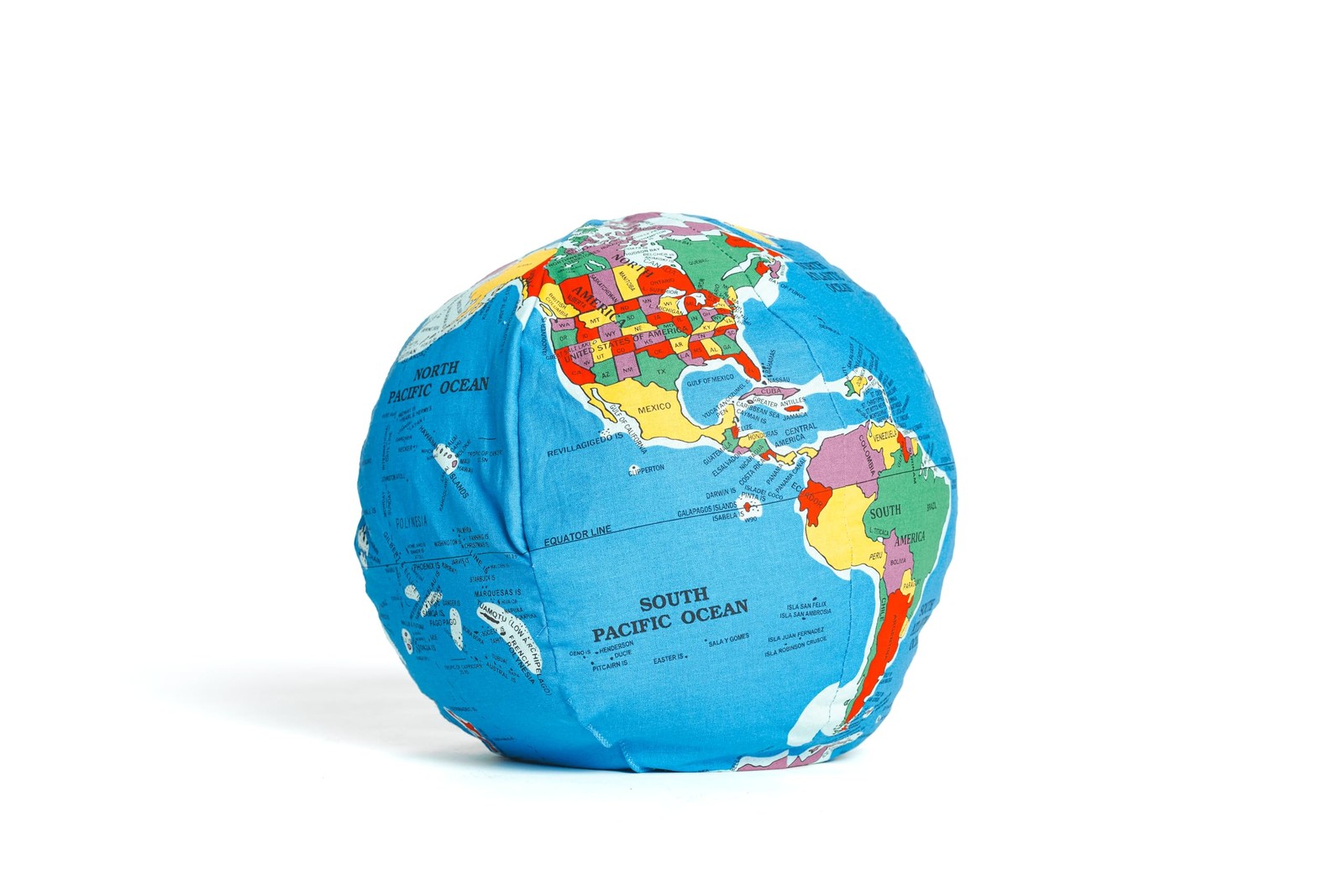Pocket Earth | Soft Plush Globe for Children | Montessori Educational Toy for...