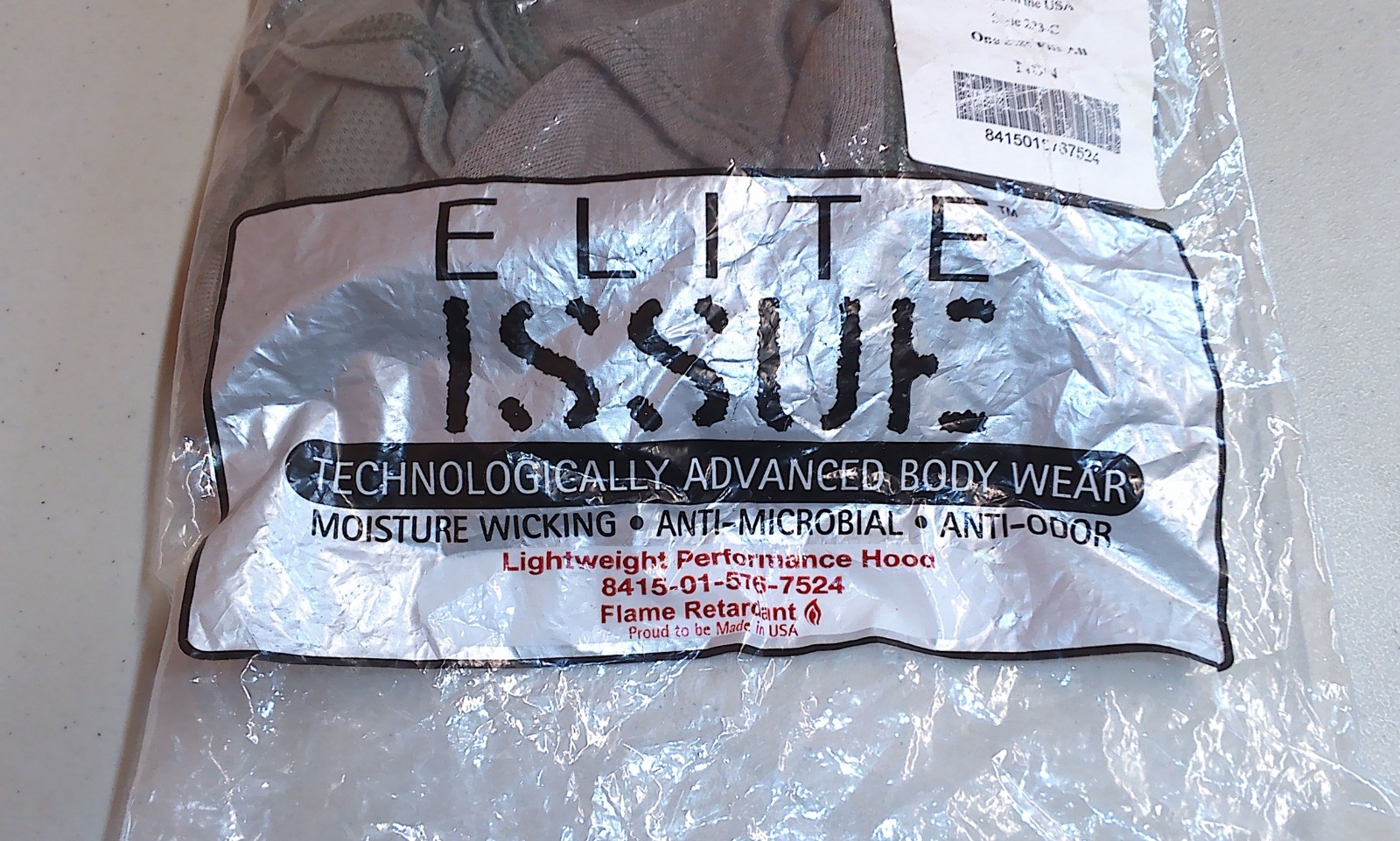 Elite Issue Alpha Gray Flame Resistant Lightweight Performance Hood Balaclava