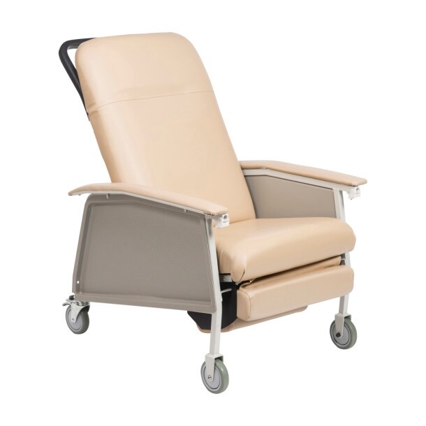 Drive Medical D574EW  Heavy Duty Bariatric Geri Chair Recliner, TAN
