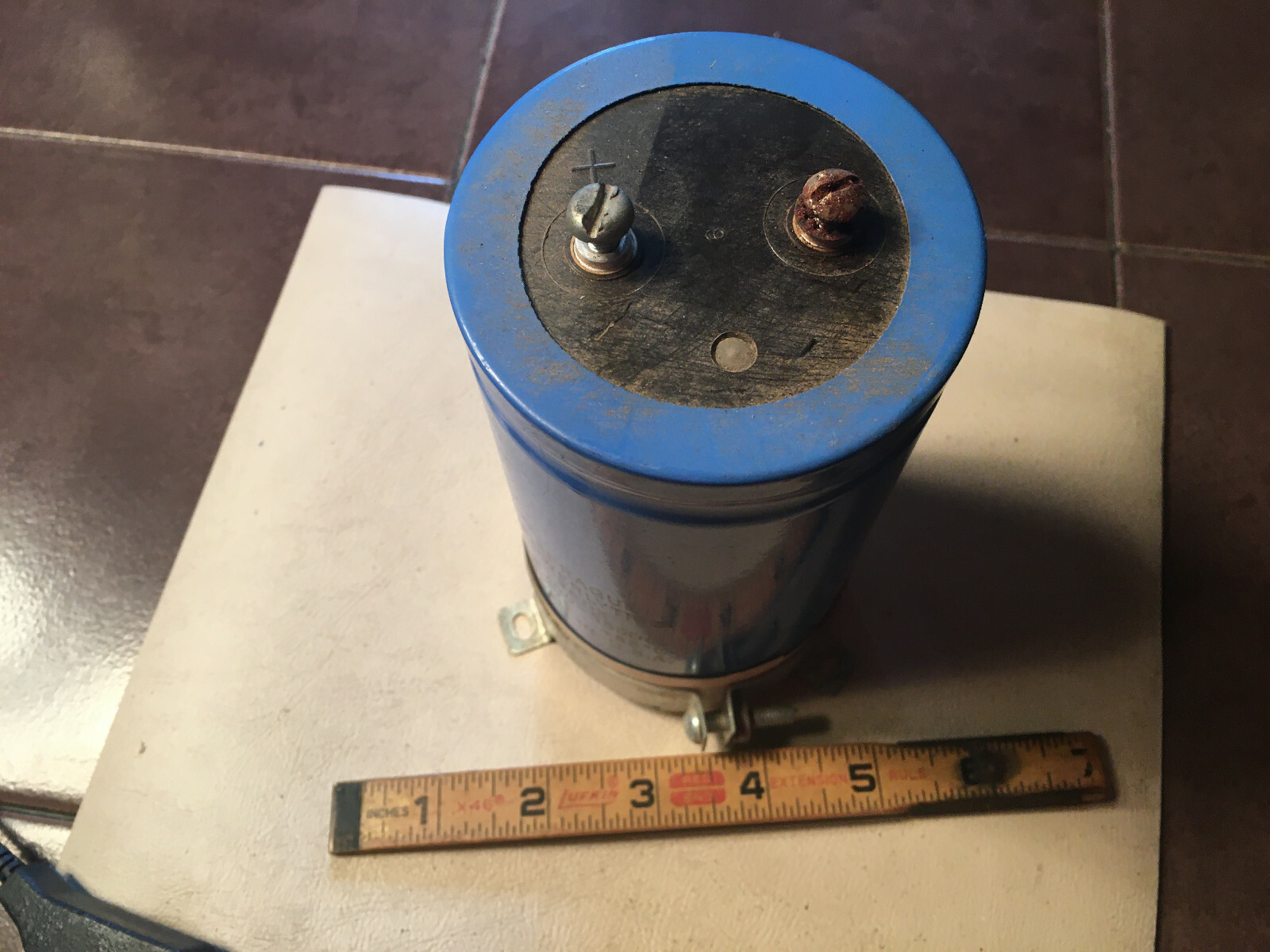 Sprague Powerlytic Capacitor, 3700uf 350 VDC