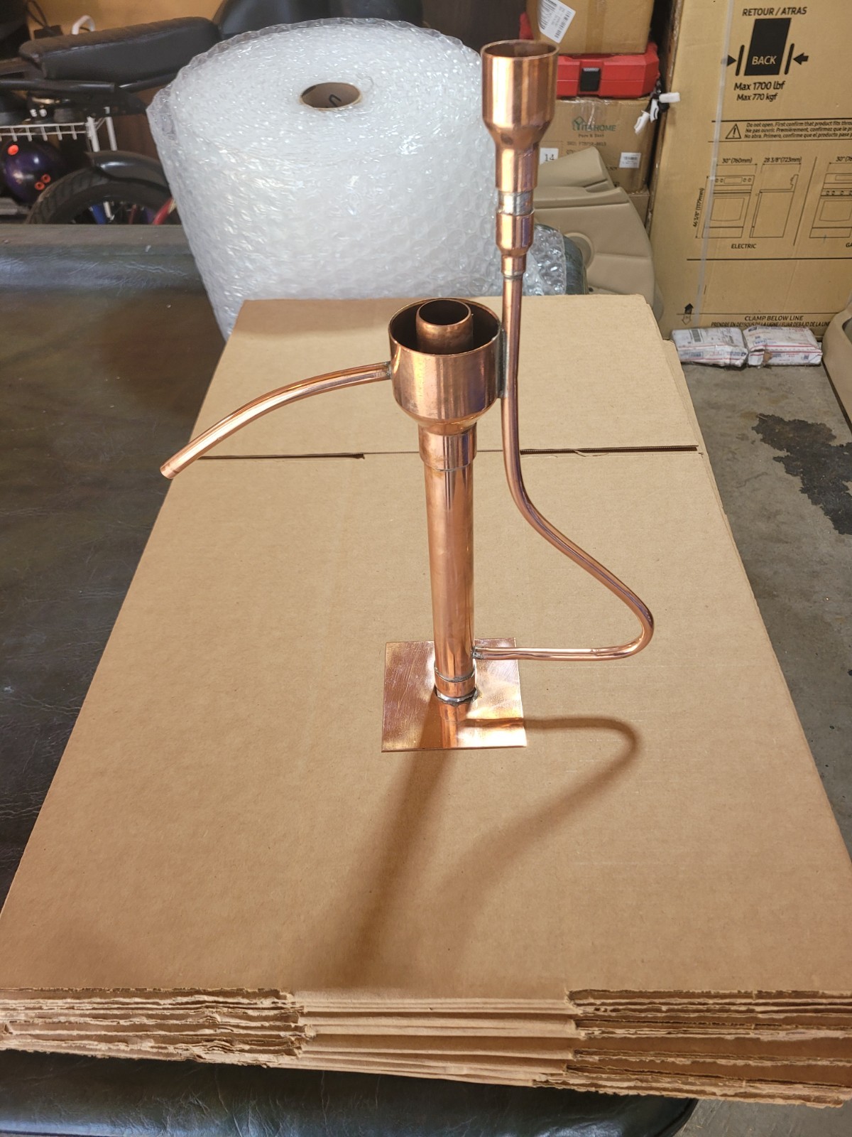 Copper Proofing Parrot Heads for Distilling