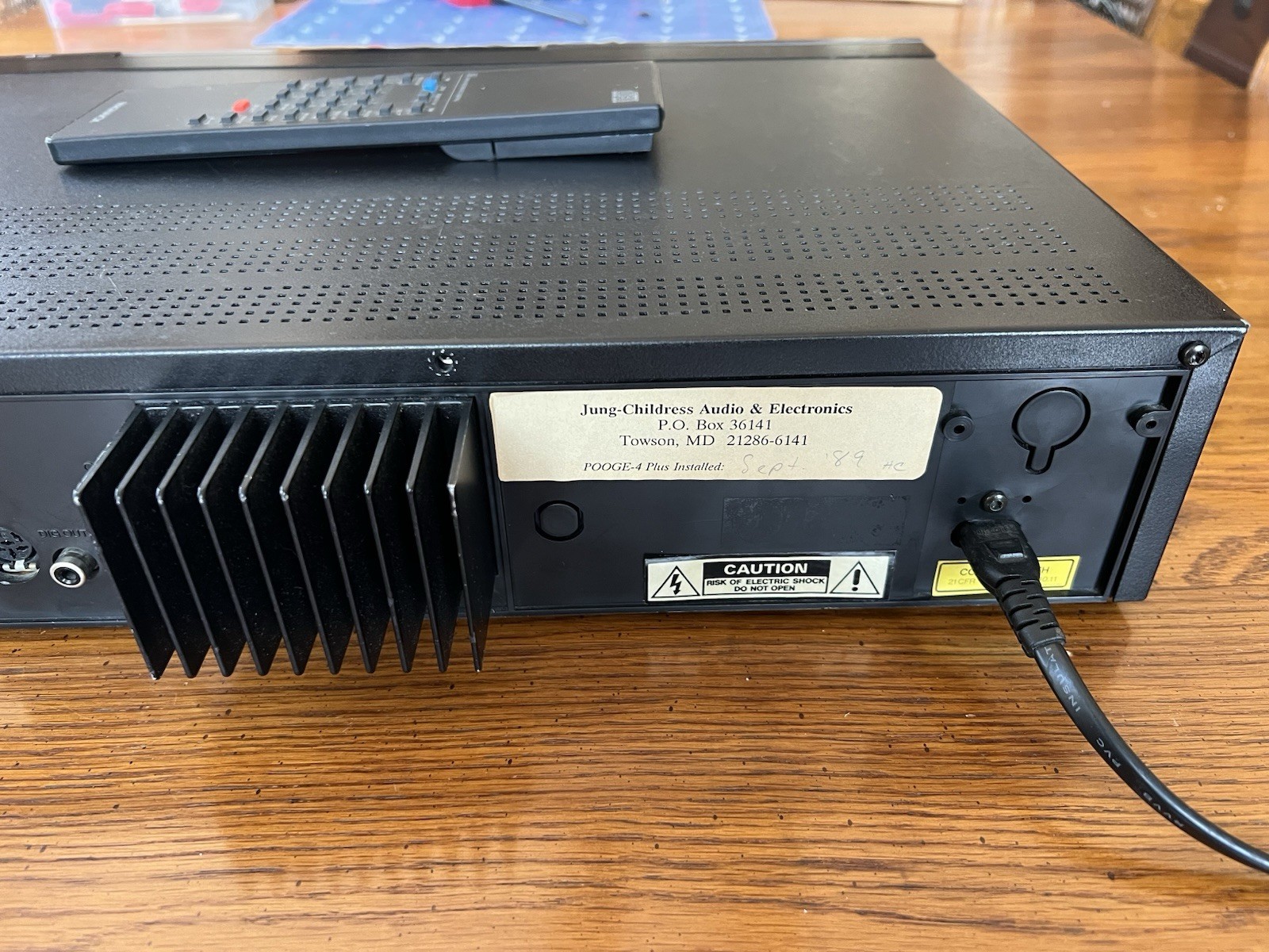 Magnavox CDB650 CD Player with Remote Control Phillips TDA DAC chip
